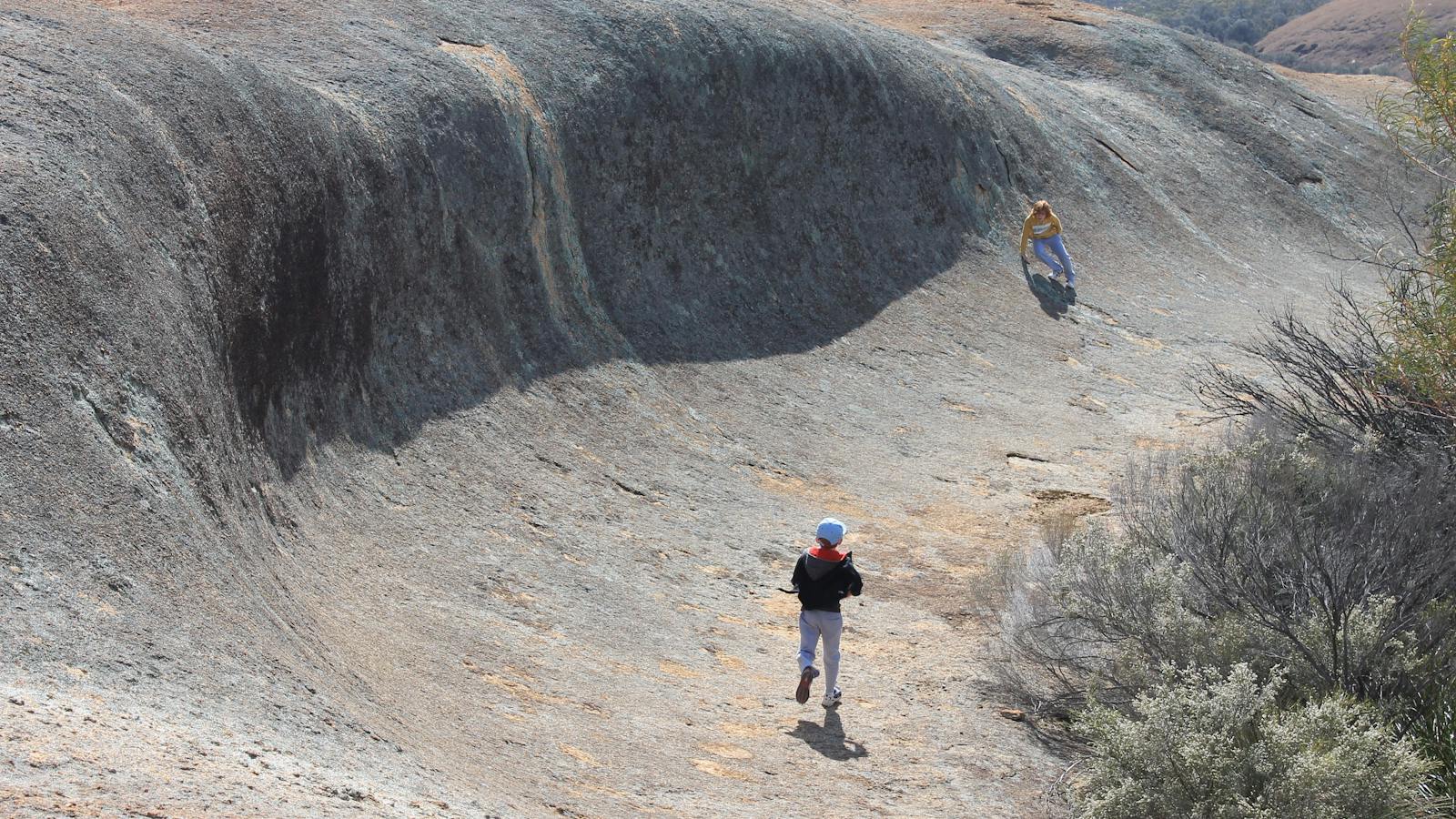 Second wave on the Wave Rock