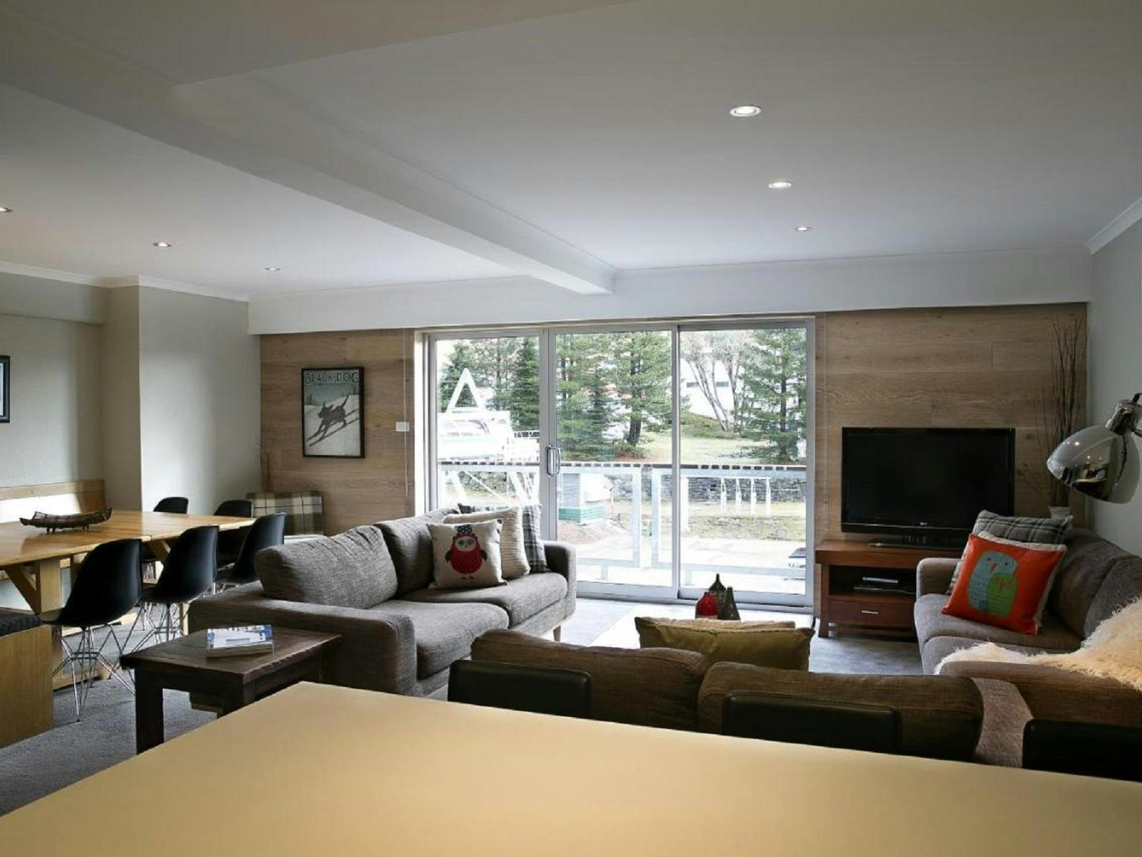 shared living area with a television