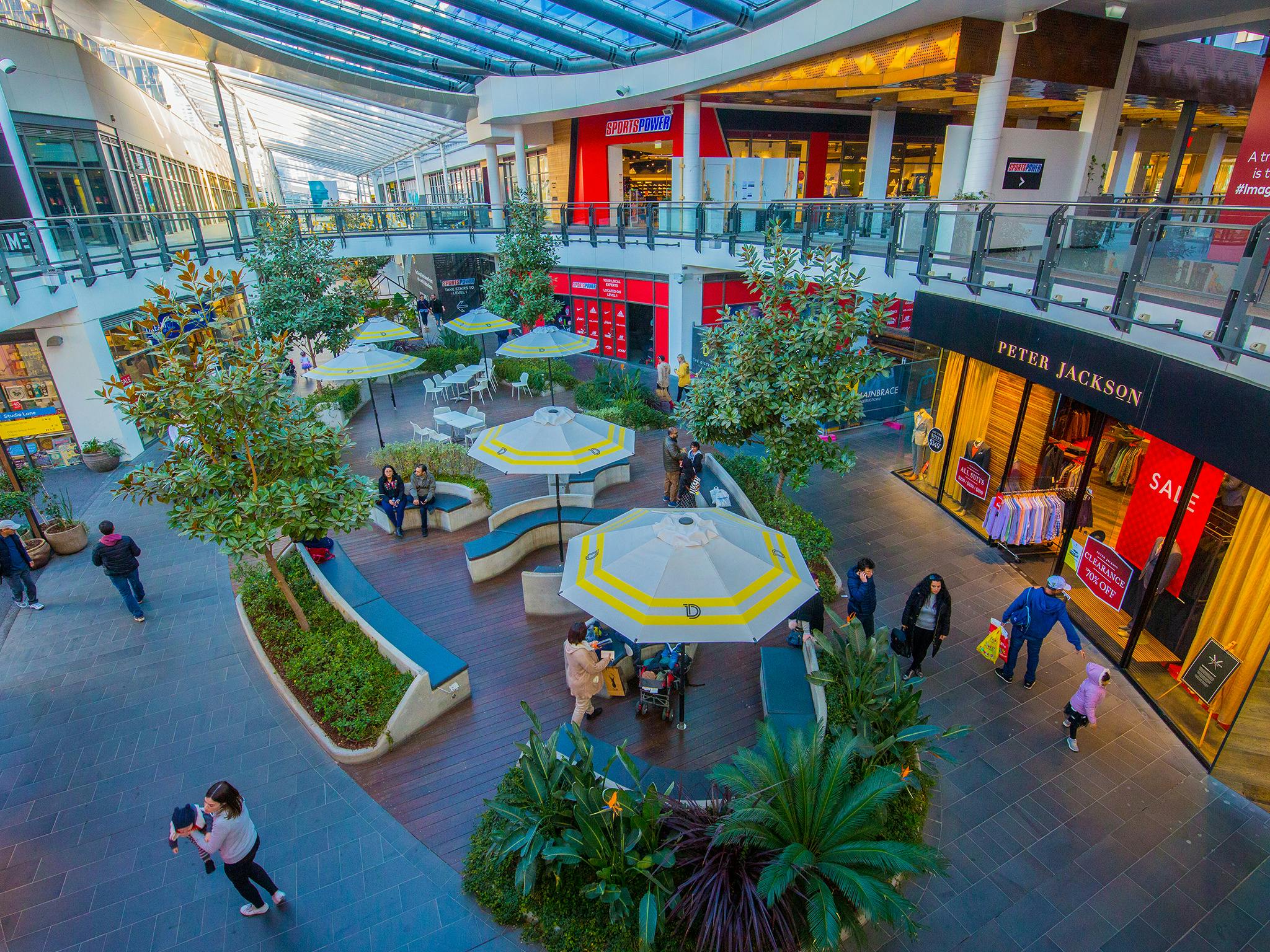 Shop your favourite brands and relax at The District Docklands