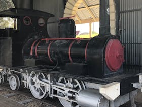 Pioneer Park - Naracoorte, 1876 V9 steam locomotive