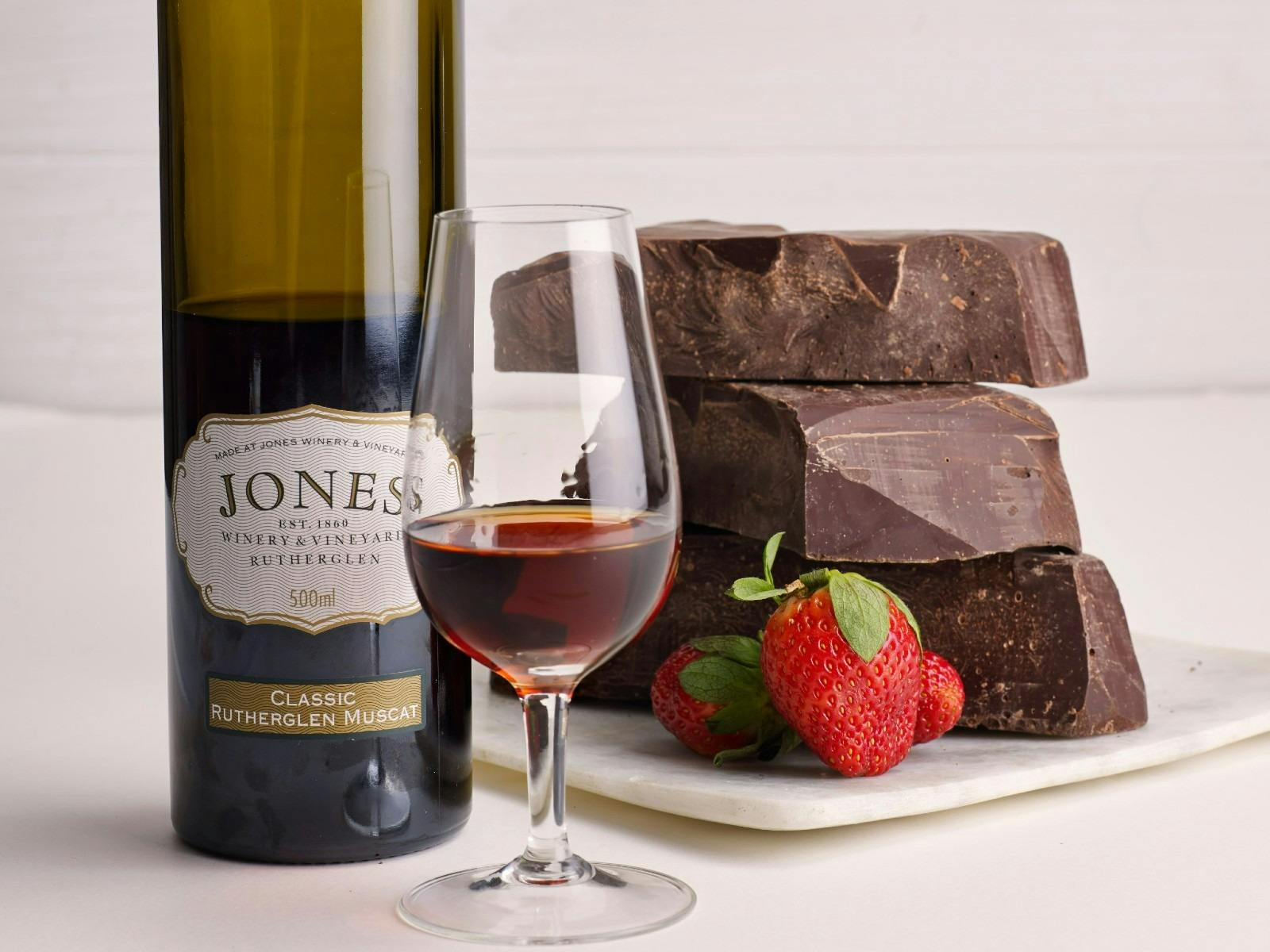 Explore how innovative Muscat can be with Jones’Muscat and food matching set.
