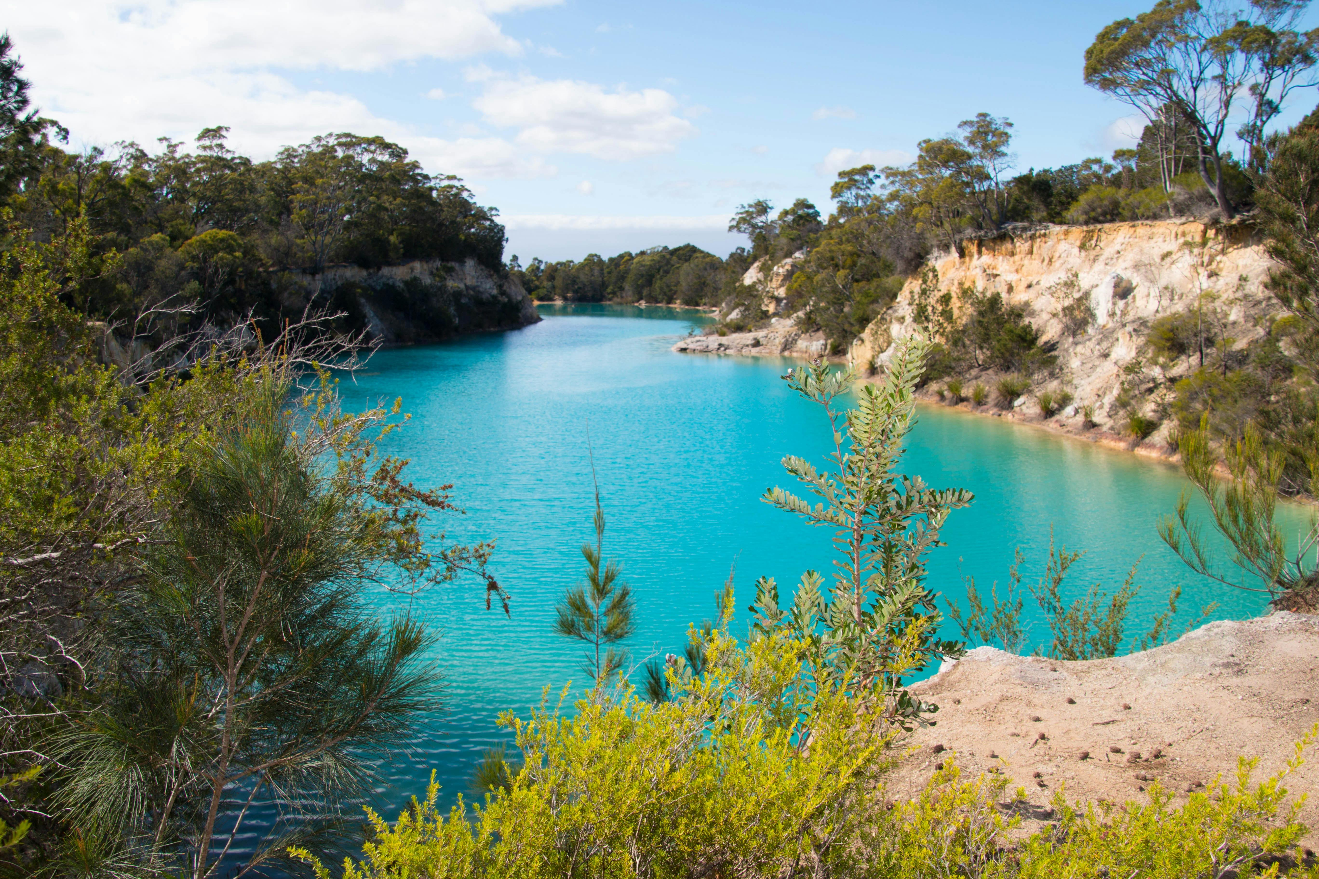 Little Blue Lake in northeast Tasmania