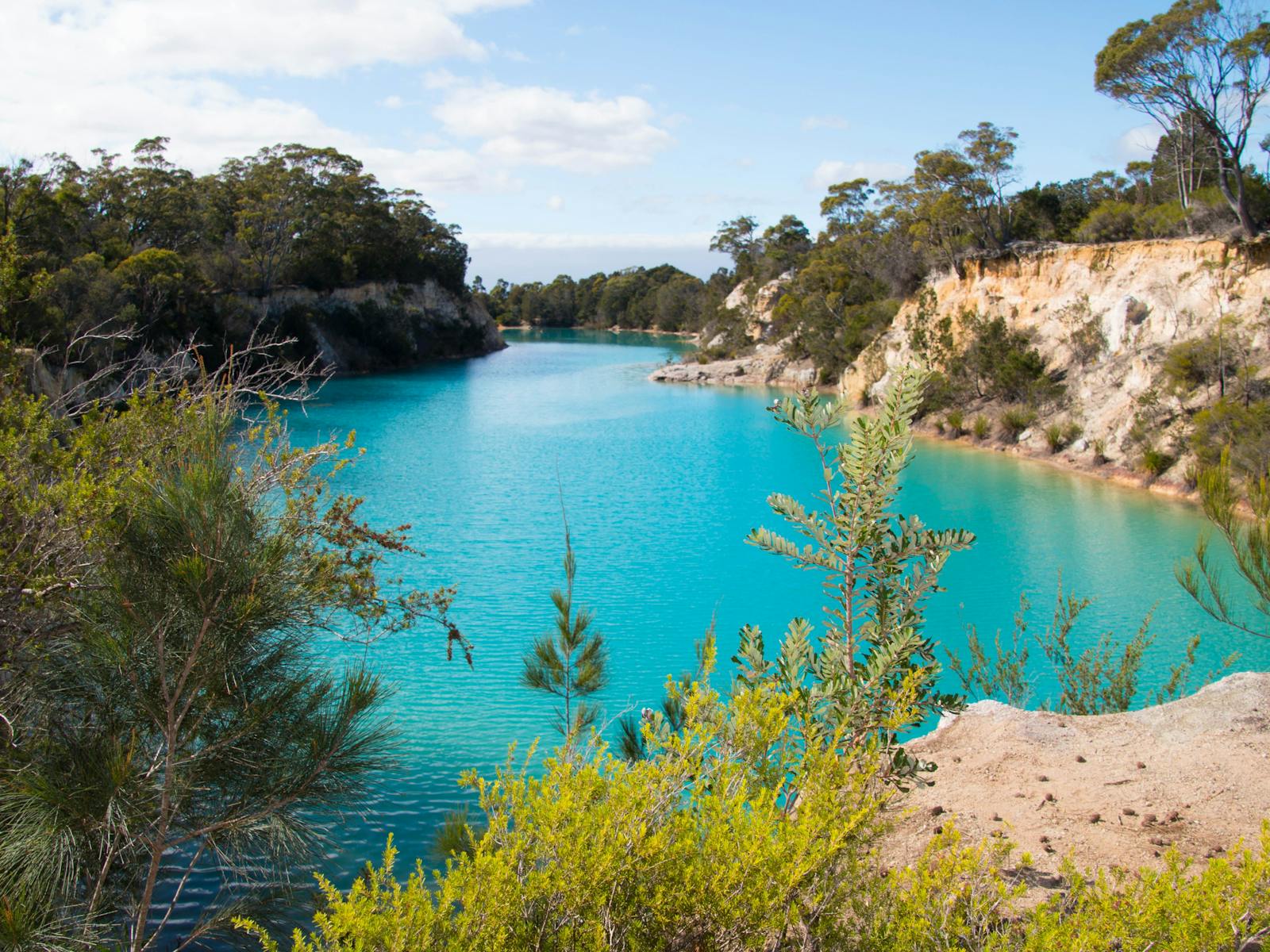 Little Blue Lake in northeast Tasmania