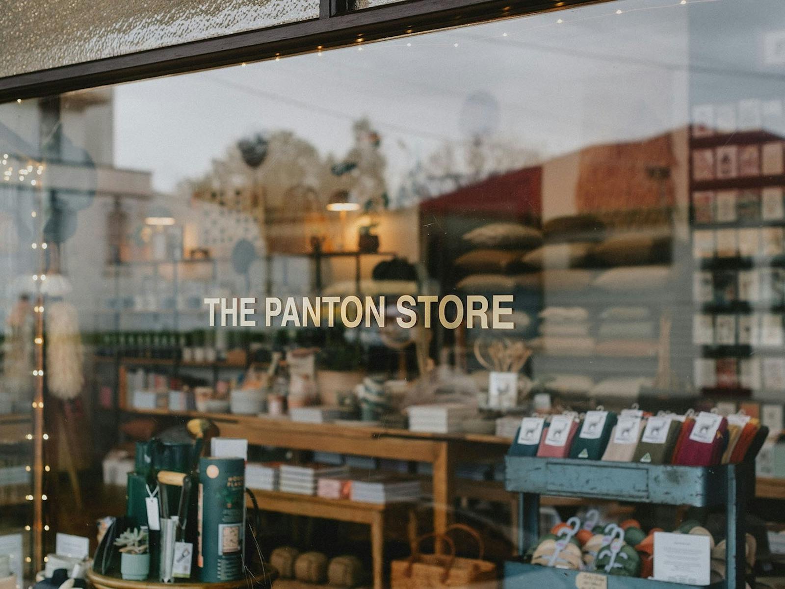 Enjoy the view into The Panton Store through our window