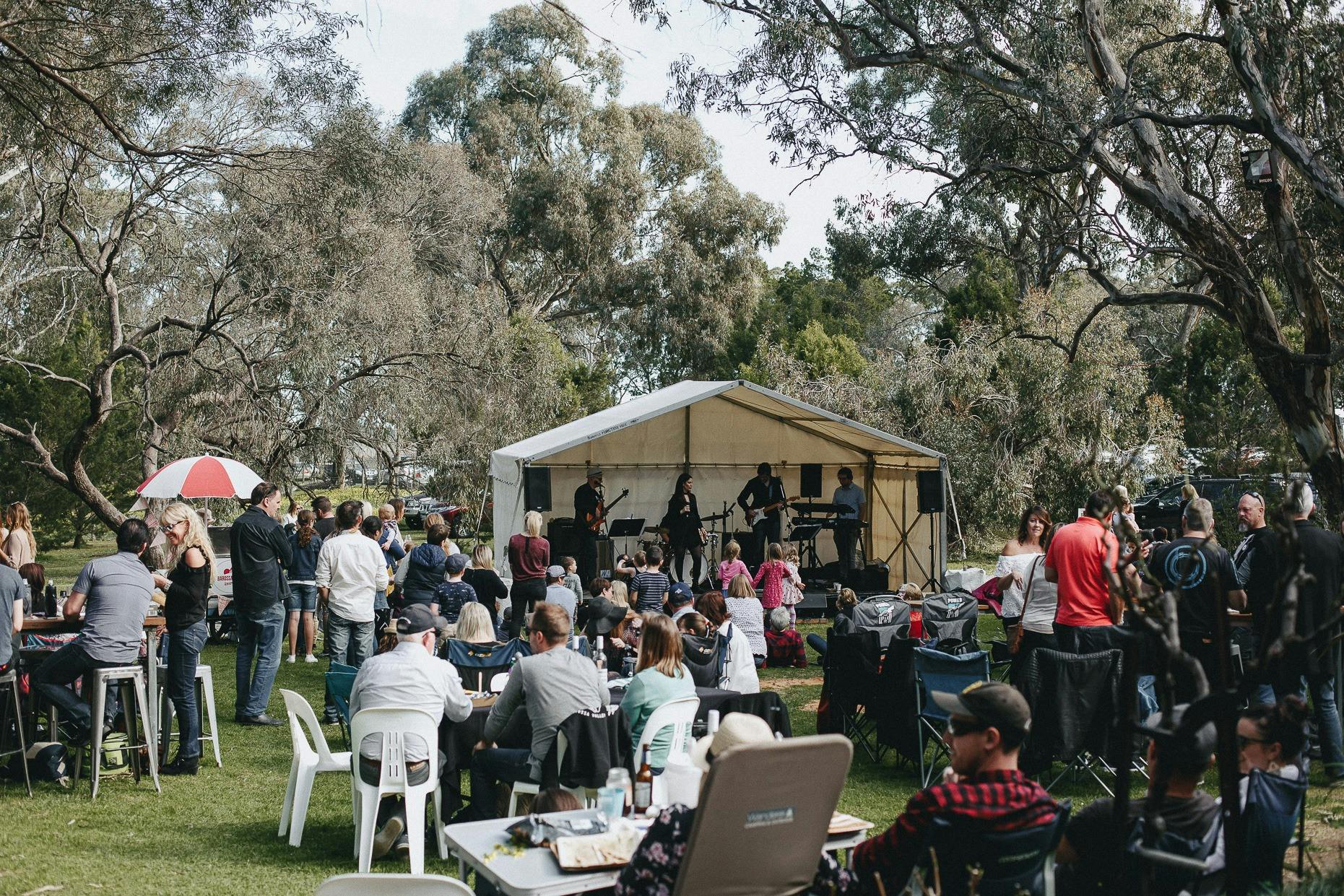 Live music in South Australia at a multi-venue regional music festival in the Barossa.
