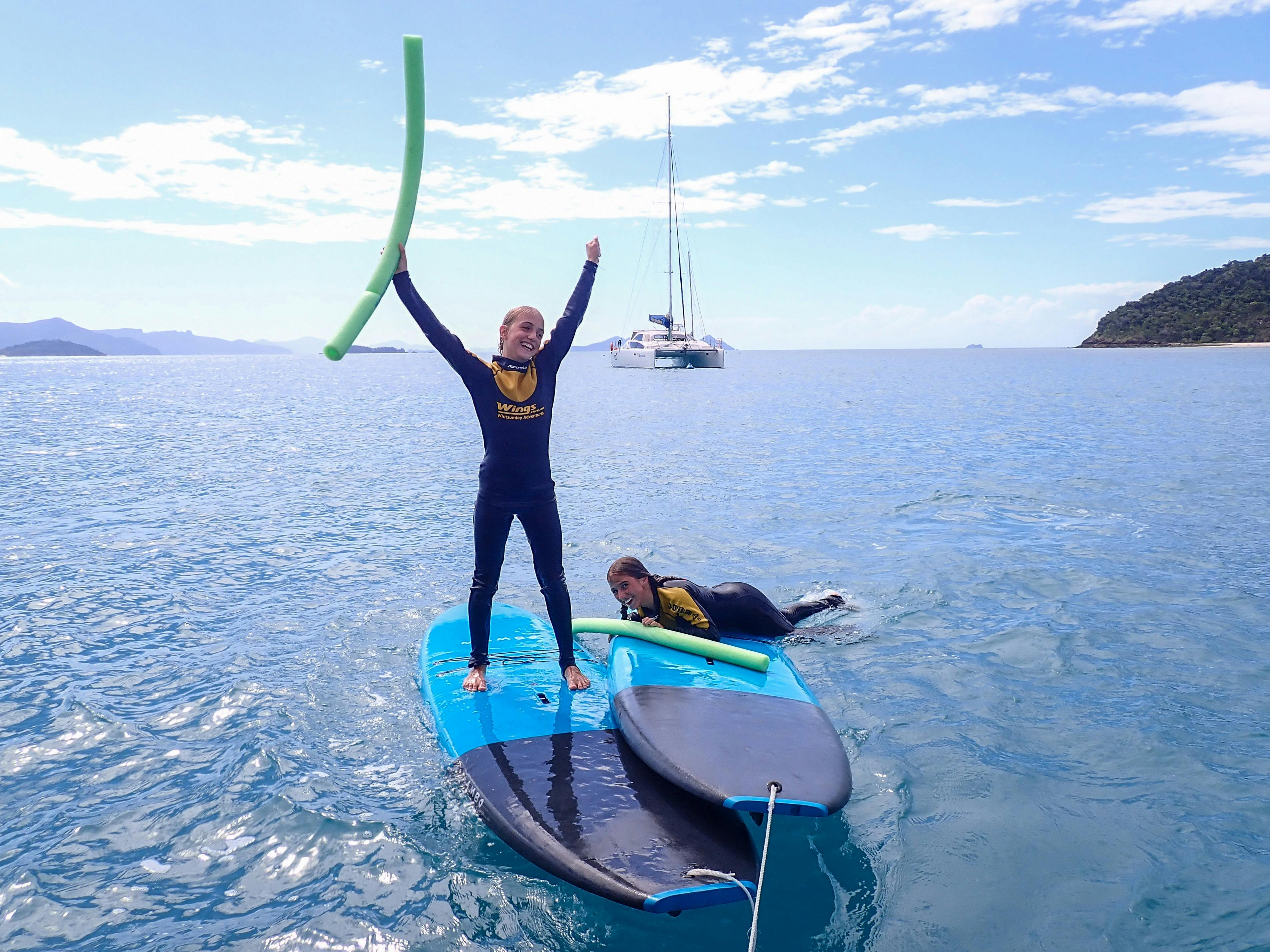 Kids on SUP boards