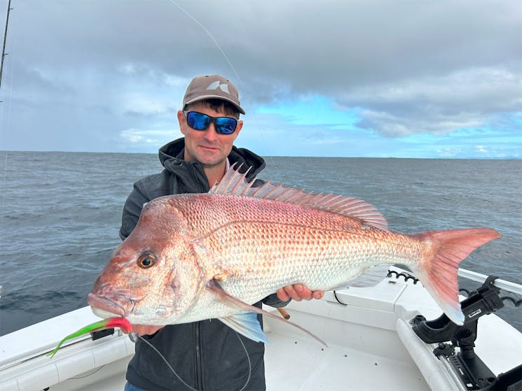 Mitch Cronin with a lovely Coffs Harbour Snapper