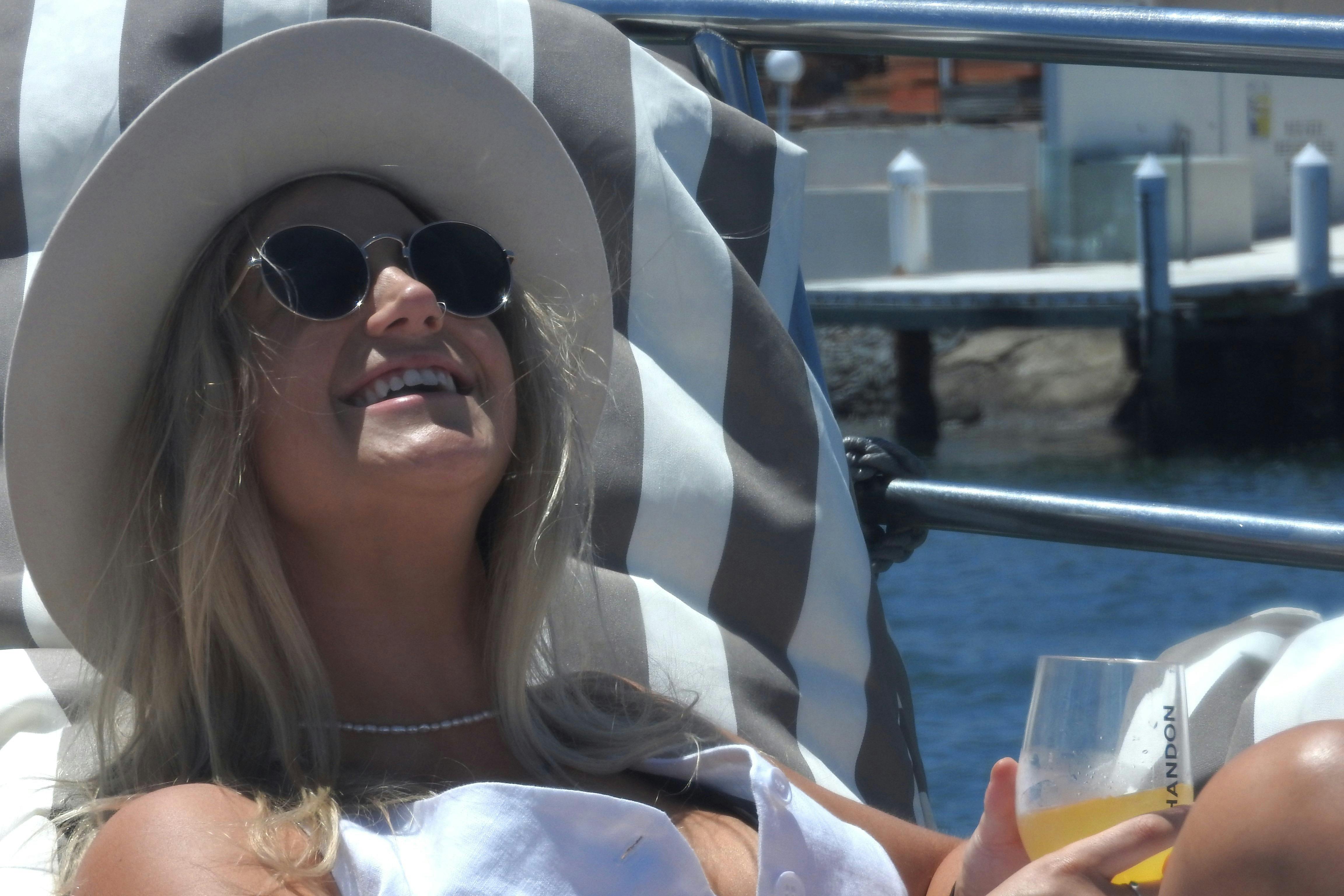 Chilling on the bean bags