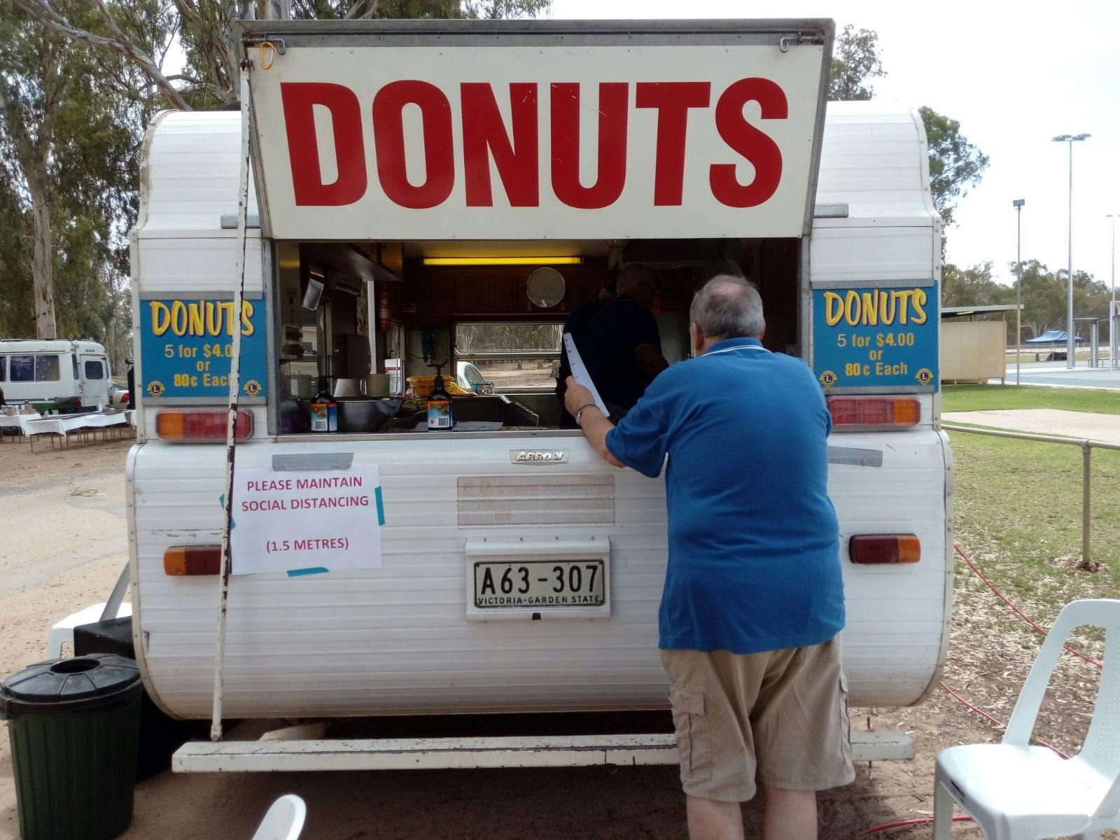 Nyah District Lions Club Market Donut Stall