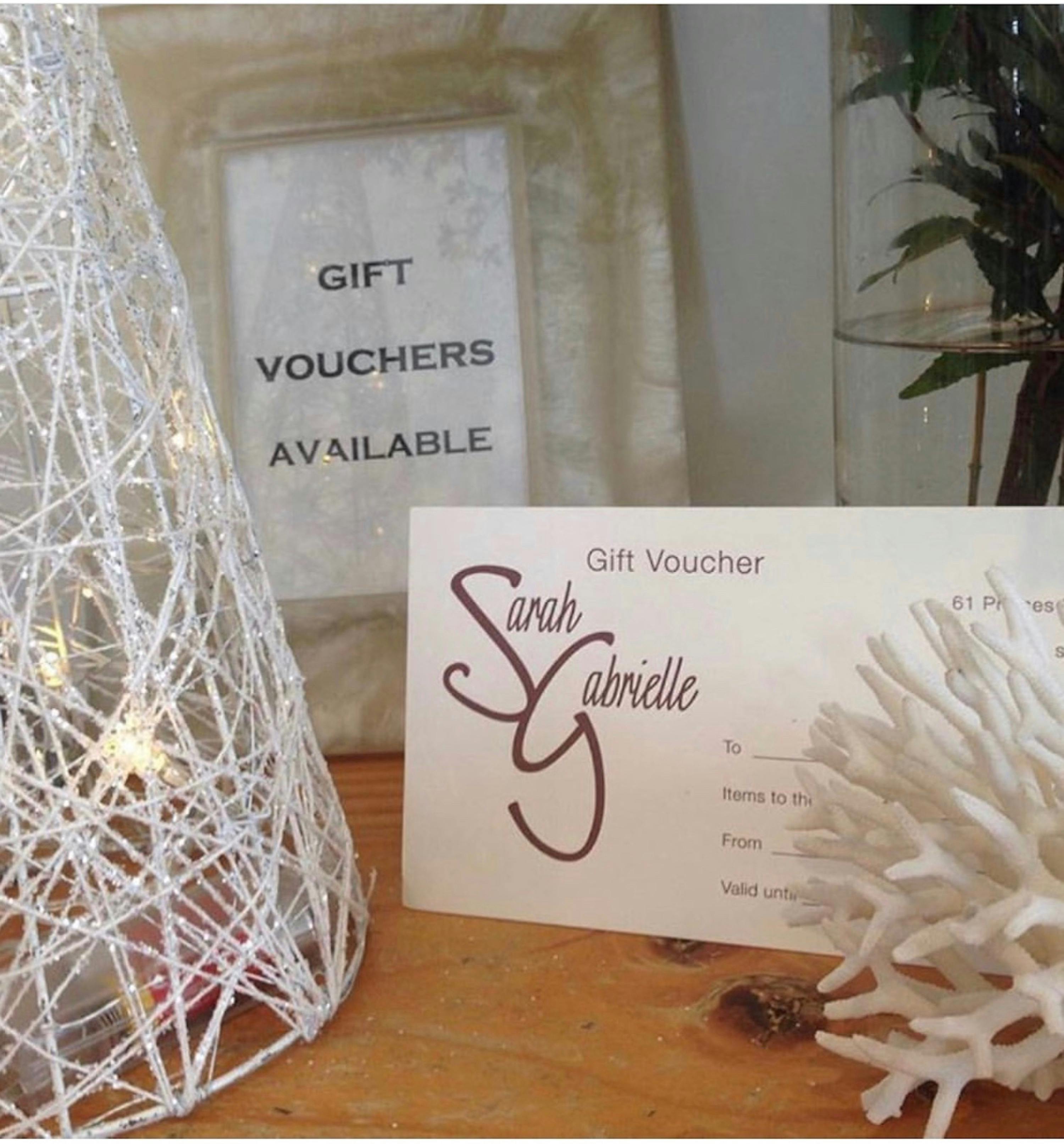 Sarah Gabrielle Gift Voucher