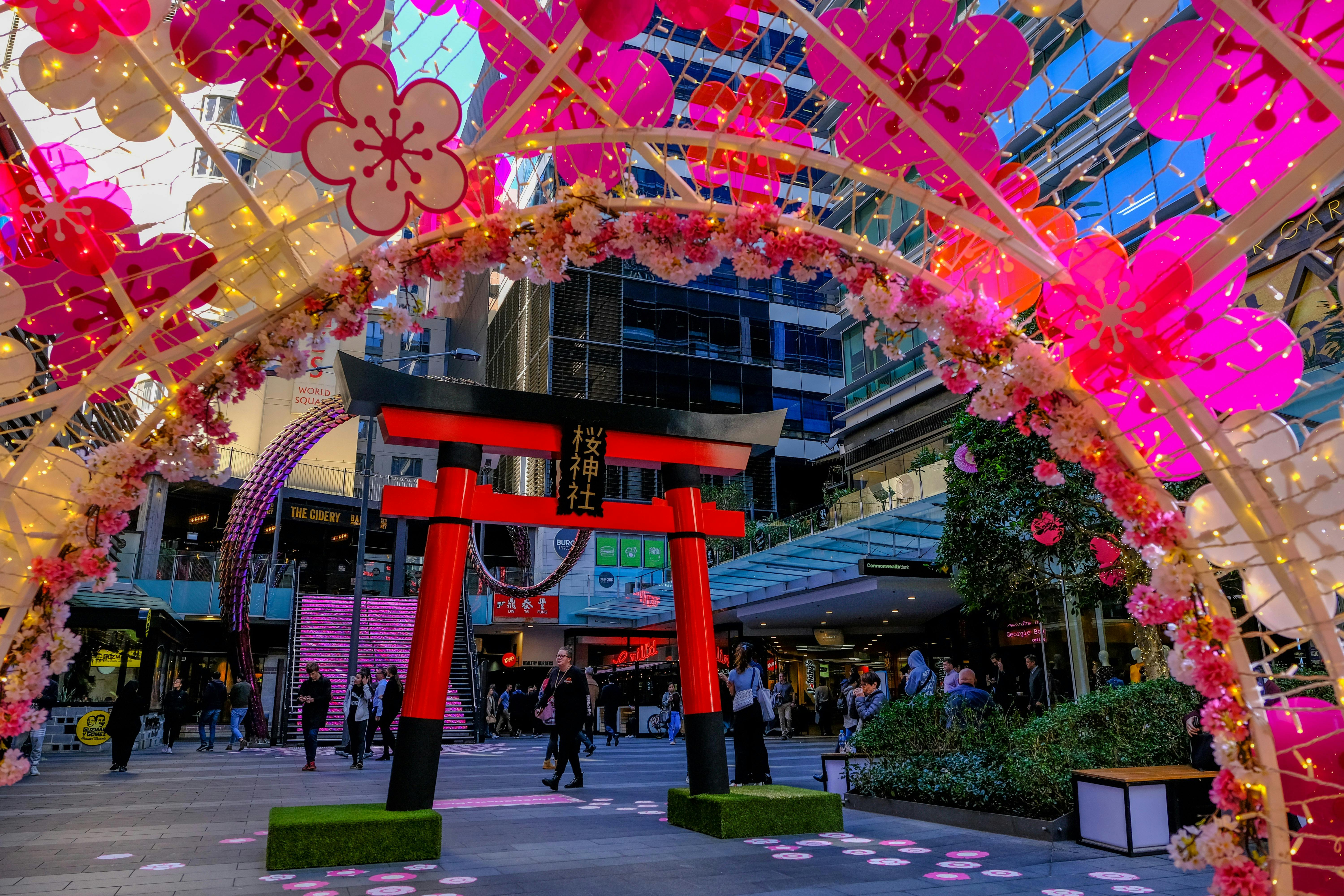 Cherry Blossom Festival World Square Sydney, Australia Official