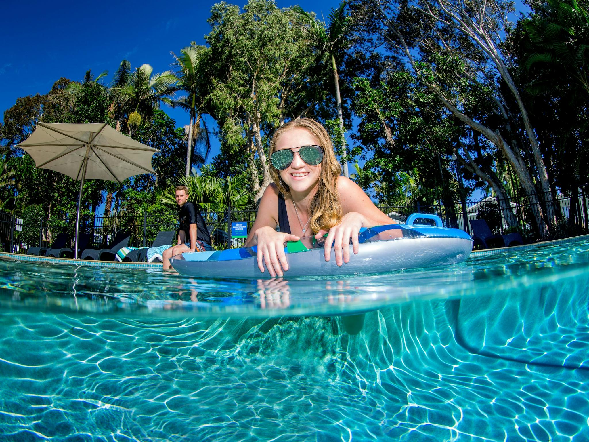 Relax by the pool at Ballina Headlands