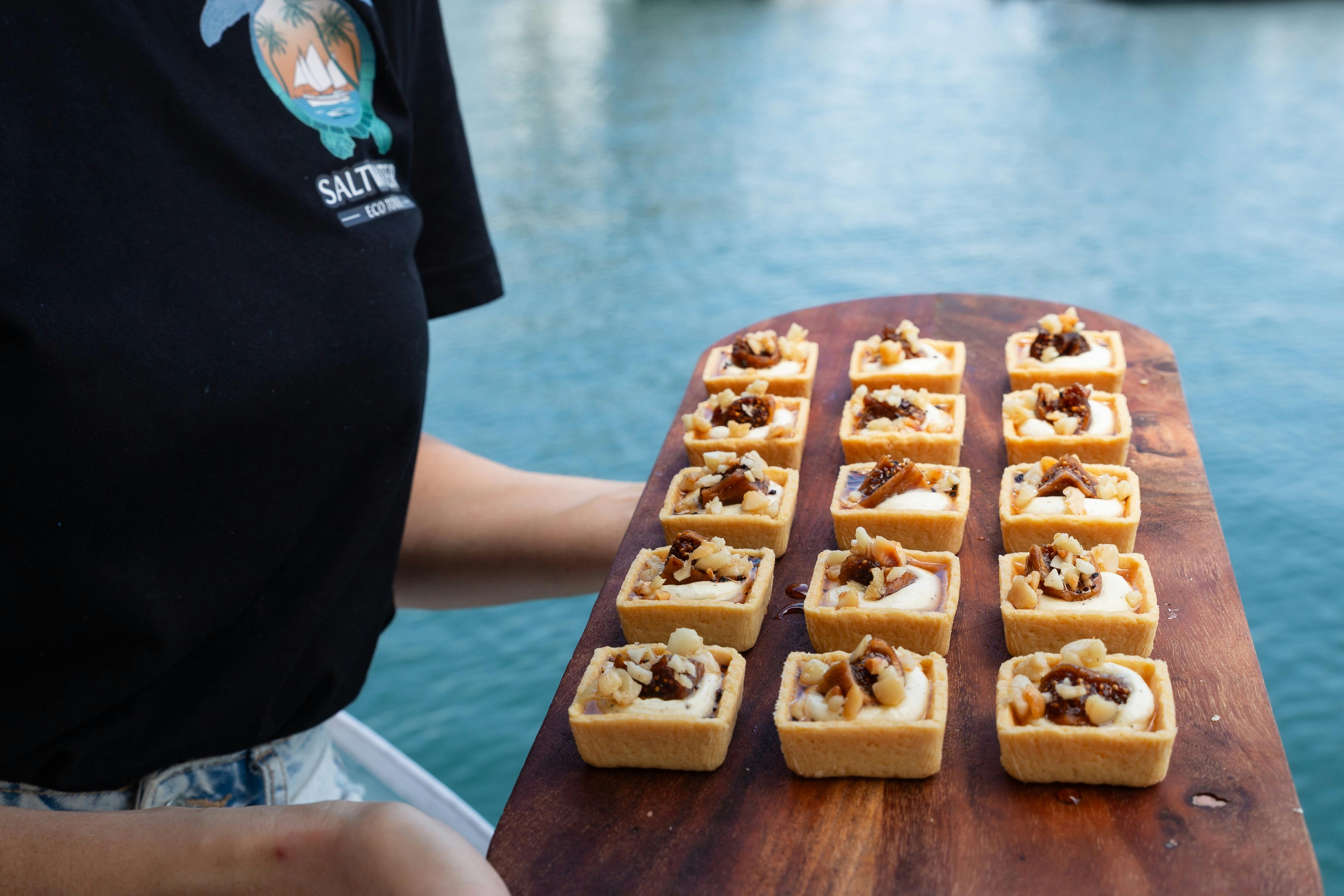 Caramelised fig tarts