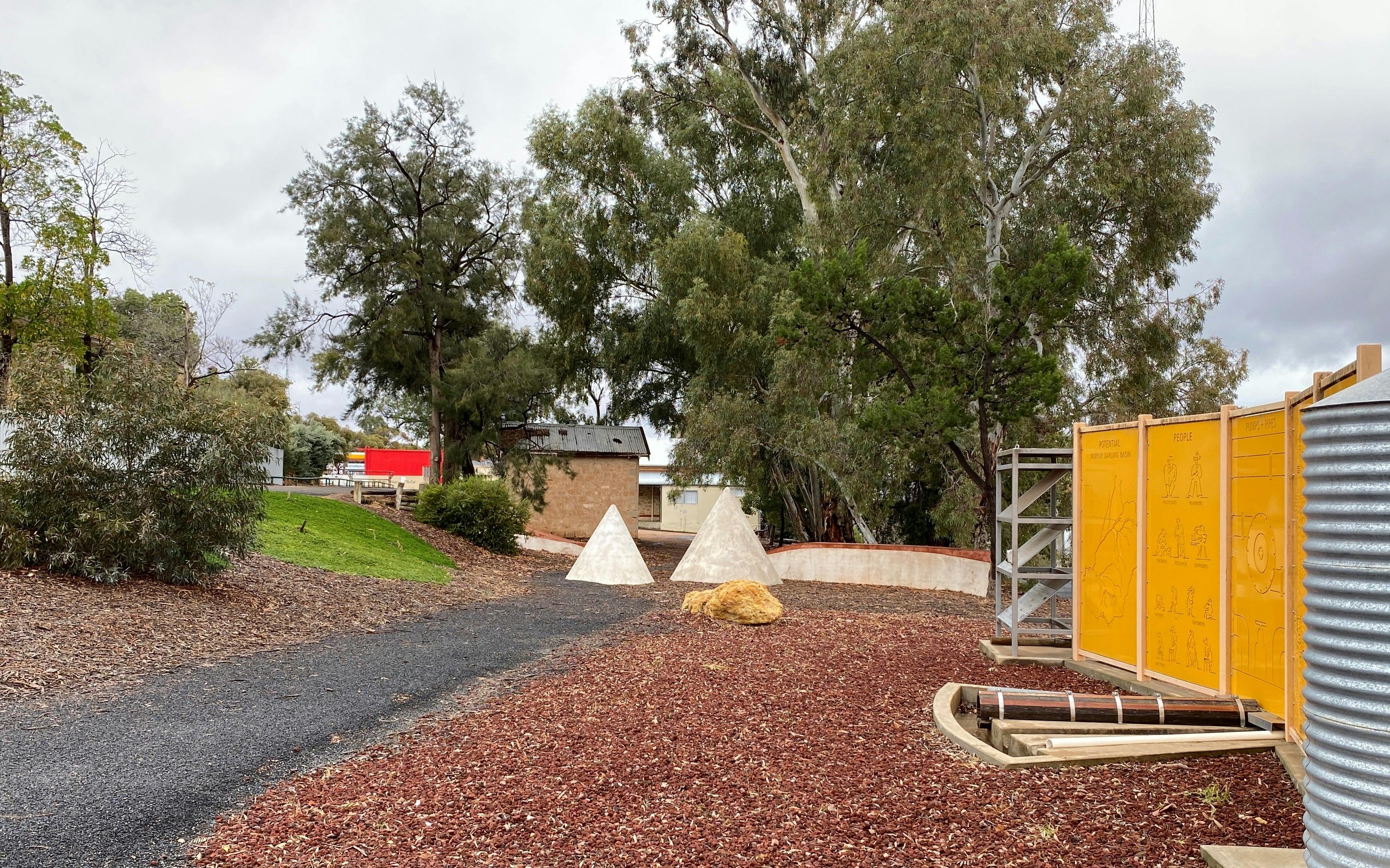 Image from rear of Park