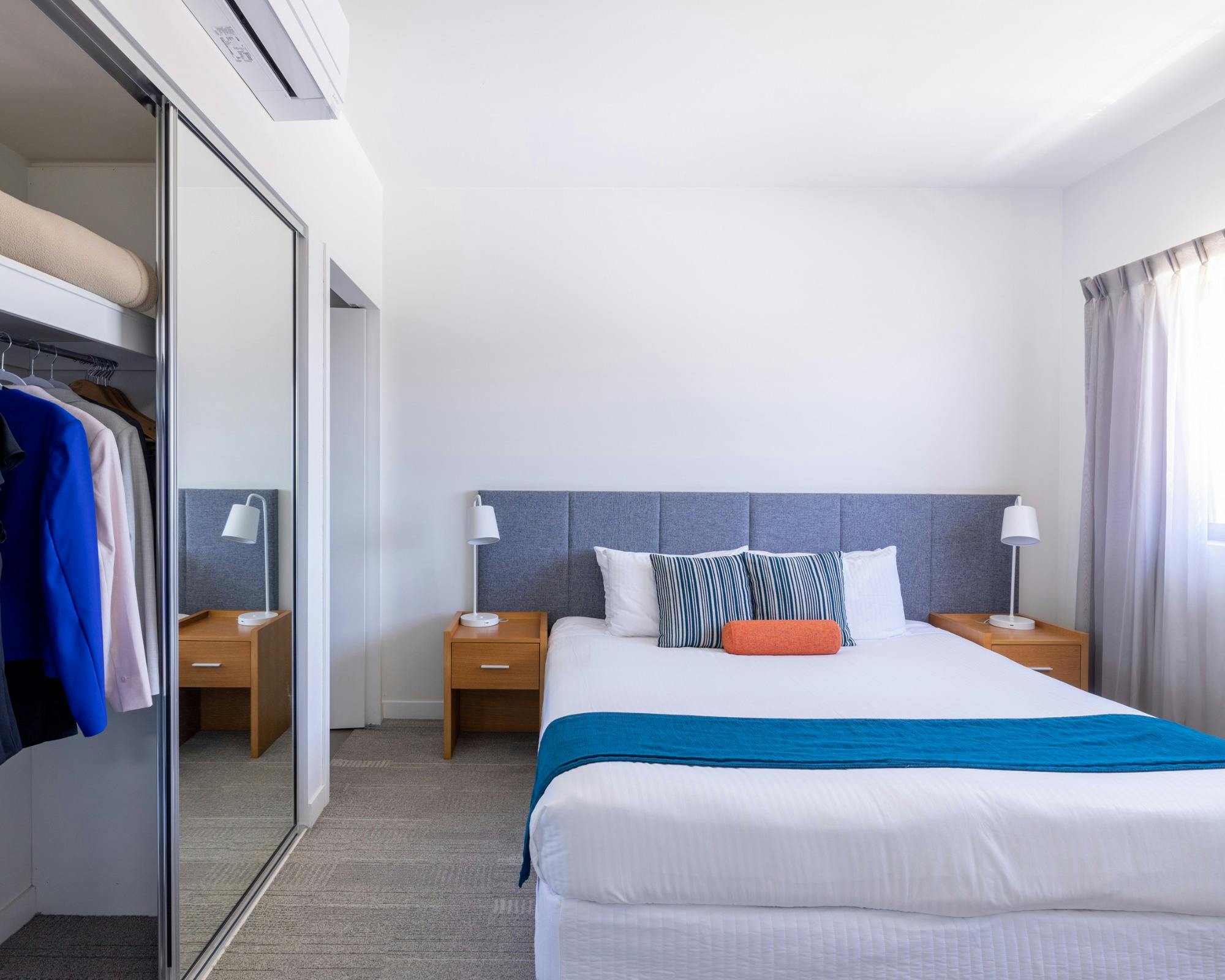Comfortable bedrooms and generous storage.