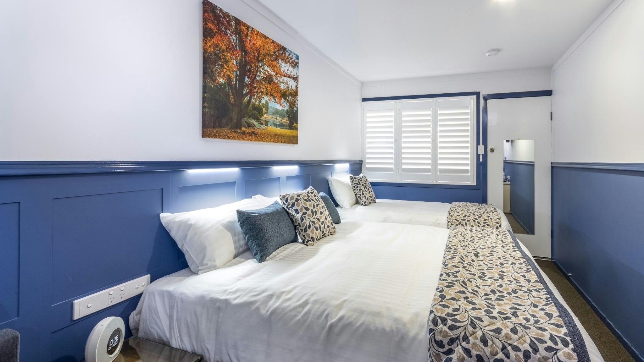 Bedroom area - King Bed and a King Single Bedroom area - King Bed and a King Single