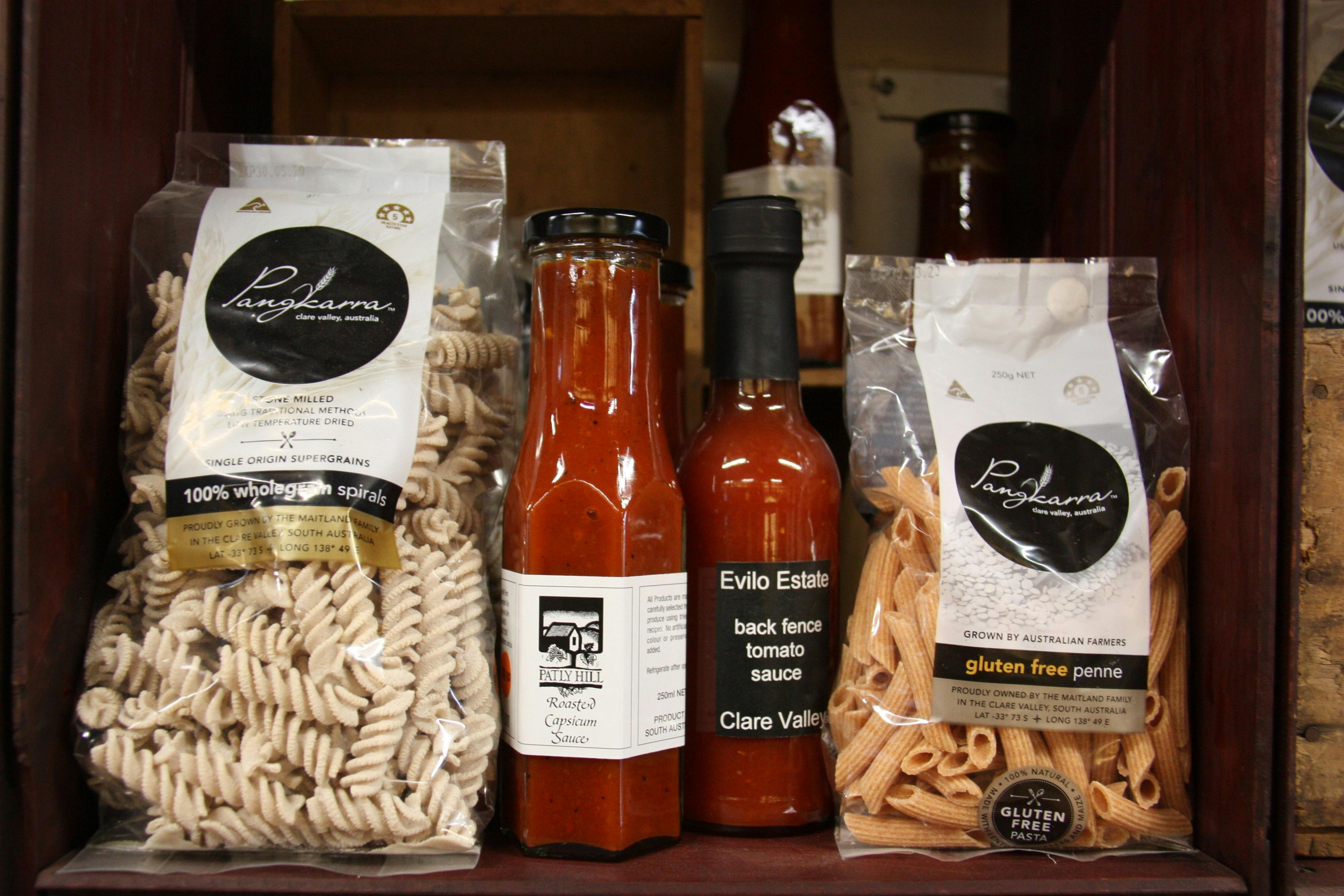 Products from Pangkarra, Evilo Estate and Patly Hill are also stocked at Bungaree