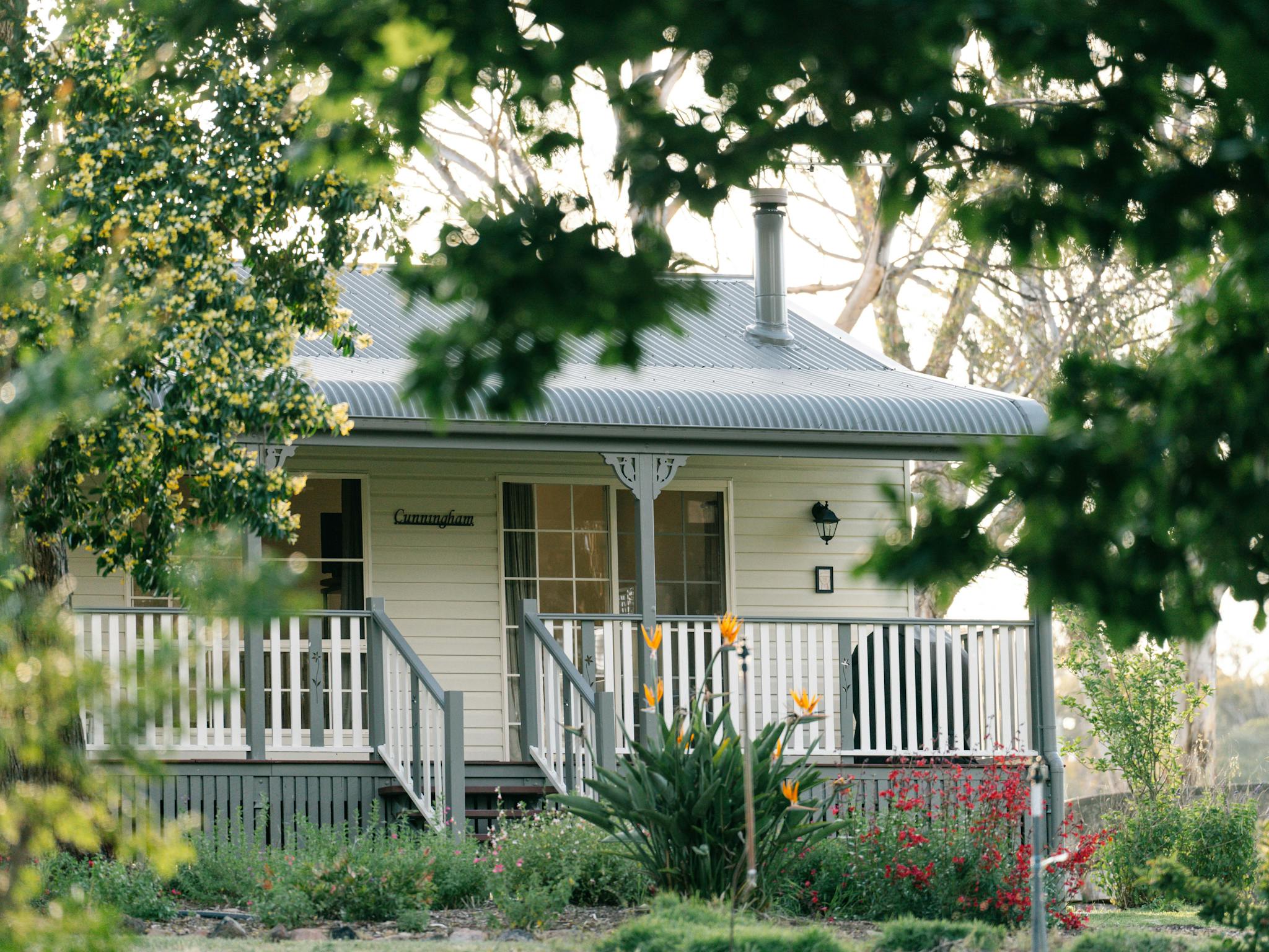 Outside view of a cottage Outside view of a cottage