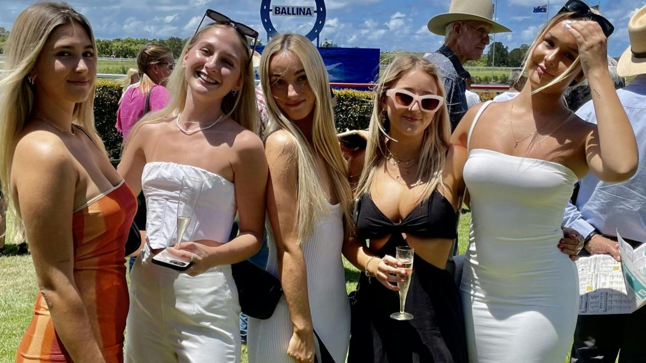Ladies at the race track