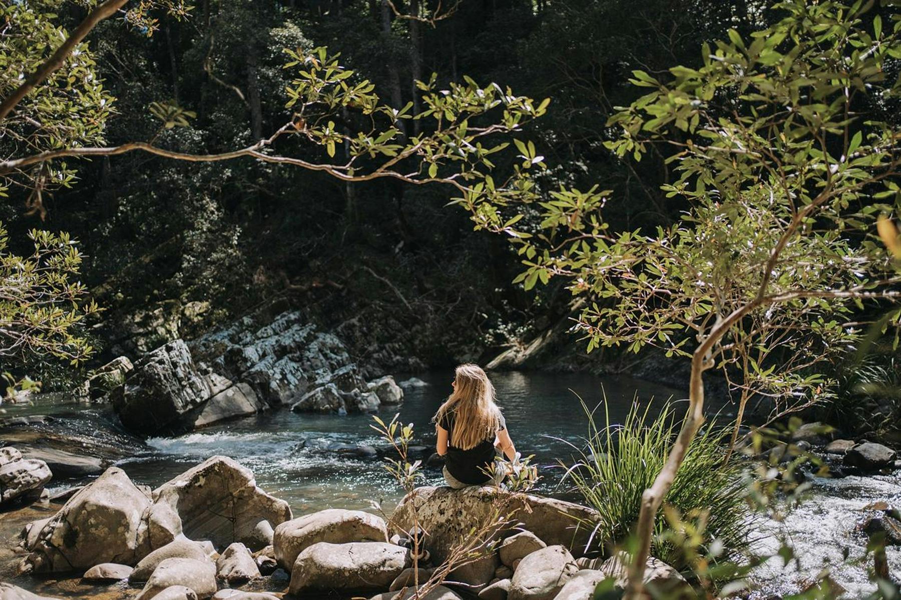 The river close to the property