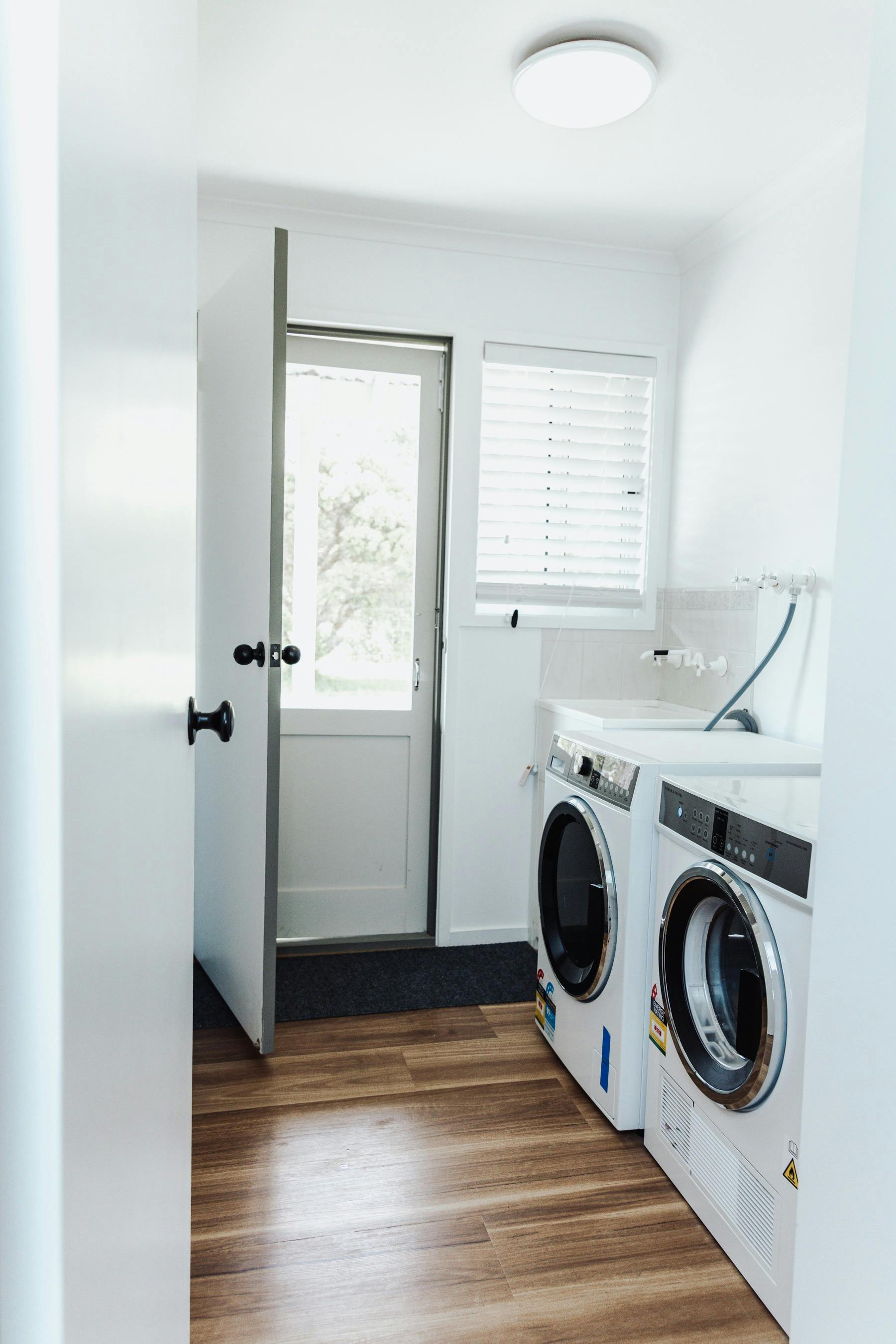 Separate Laundry with washing machine and dryer available