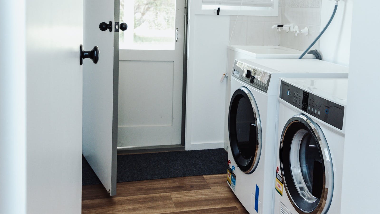Separate Laundry with washing machine and dryer available
