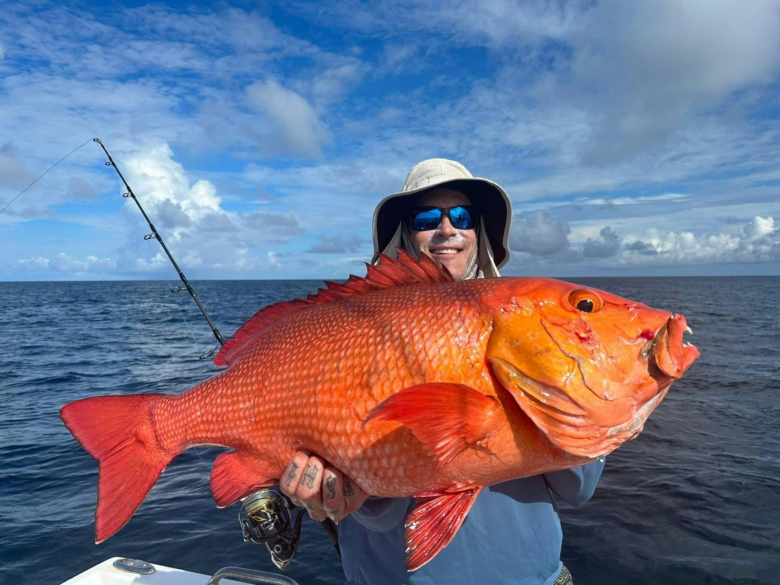Huge red caught on Northern Exposure charter