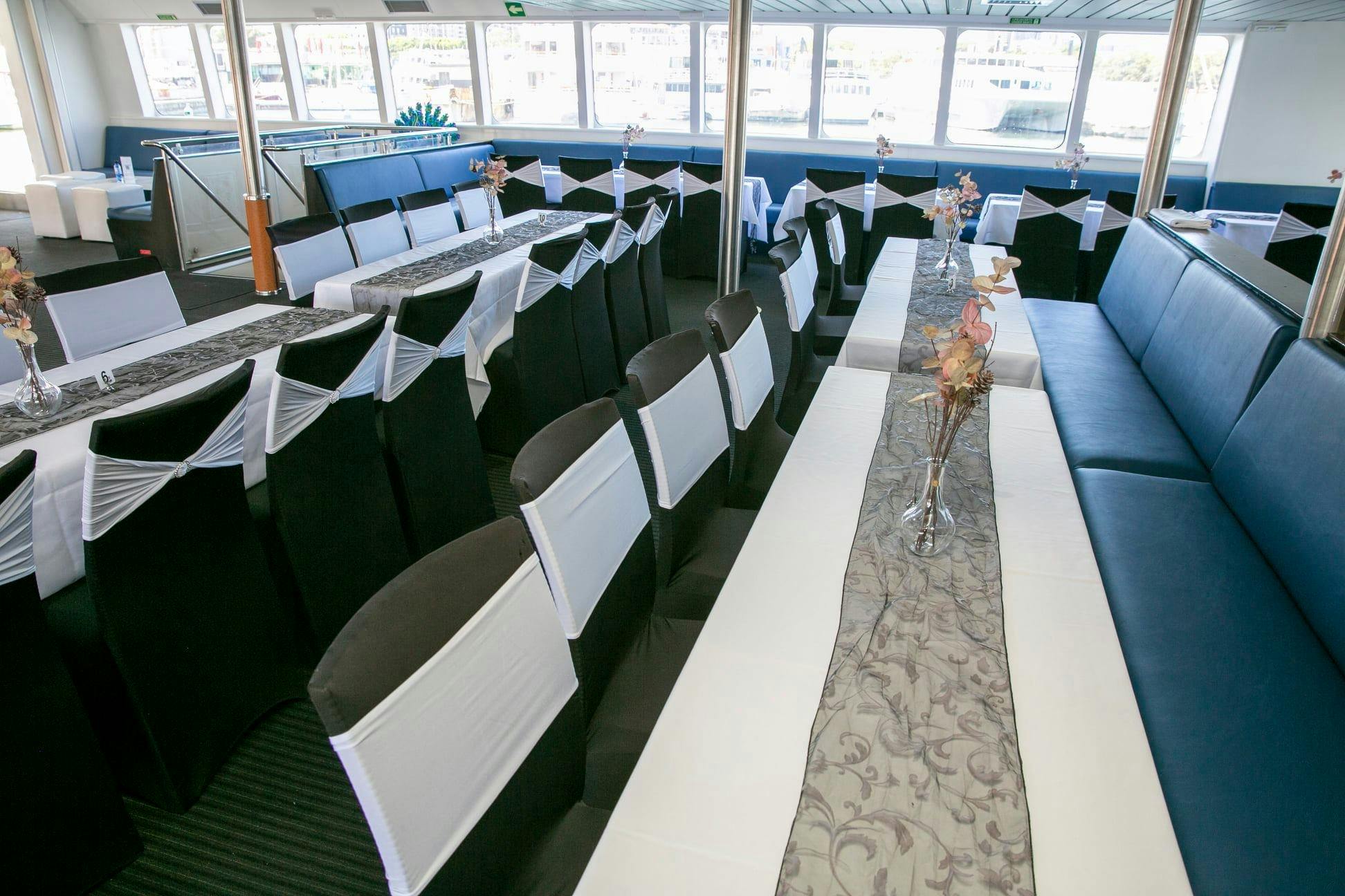 Harbourside Cruises inside dining