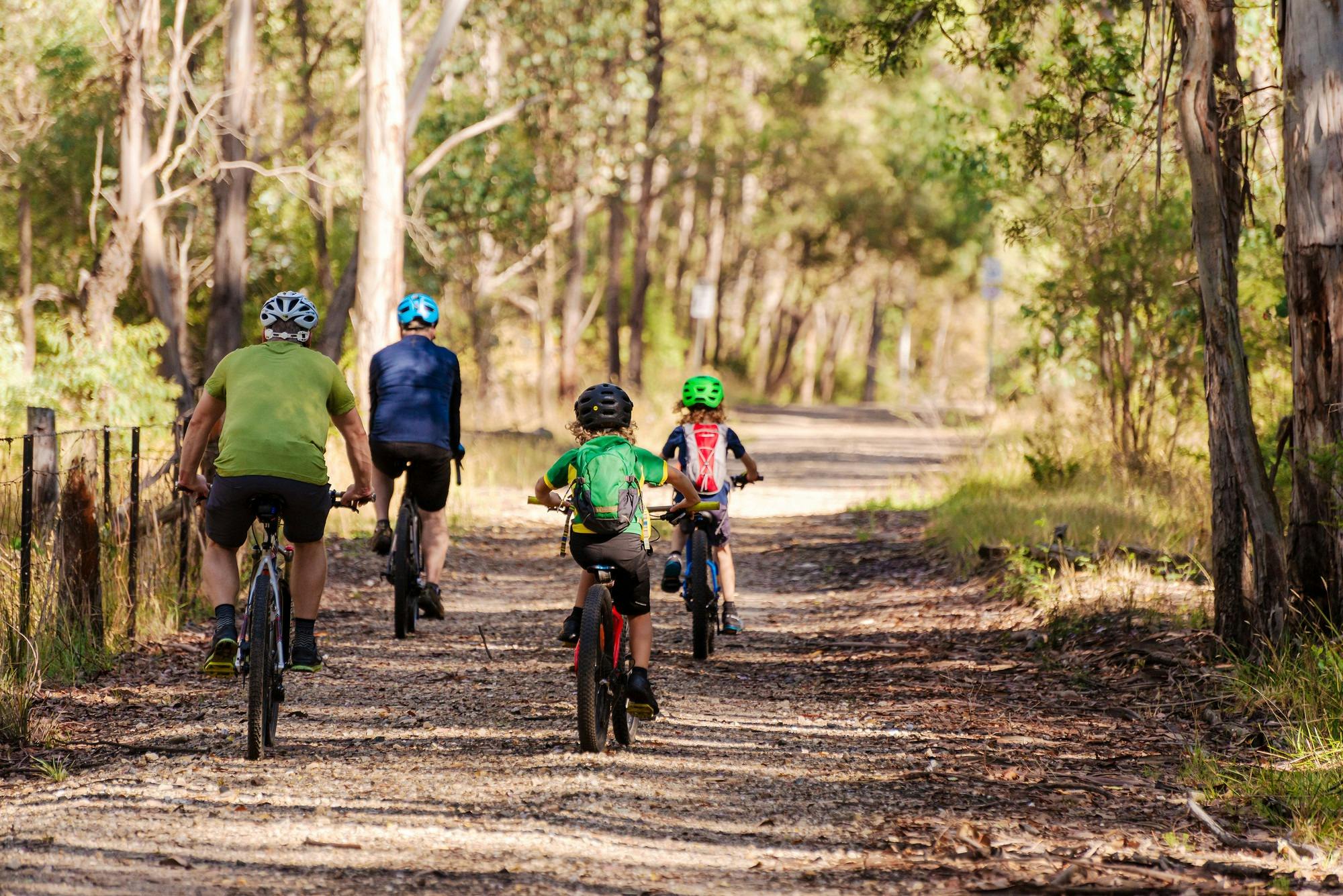 Family ride, High Country Rail Trail