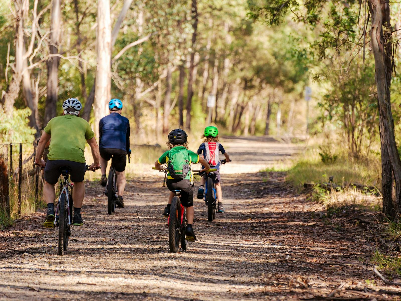 Family ride, High Country Rail Trail