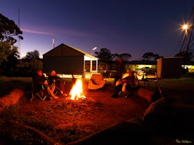 Campfire at Merna Mora Station