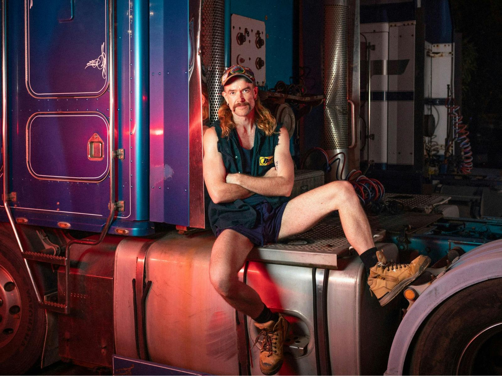 Truck Driver actor Johnny Hawkins on his long haul truck