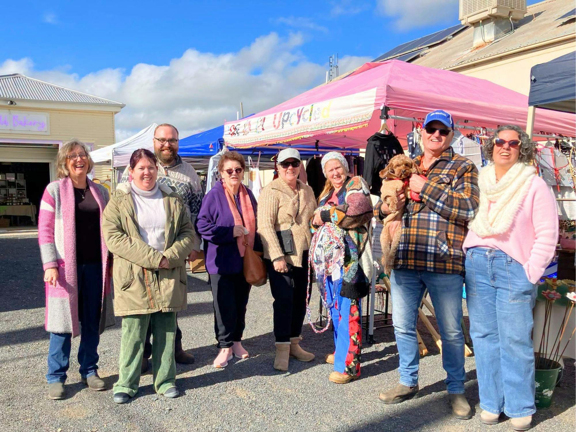 People at the market