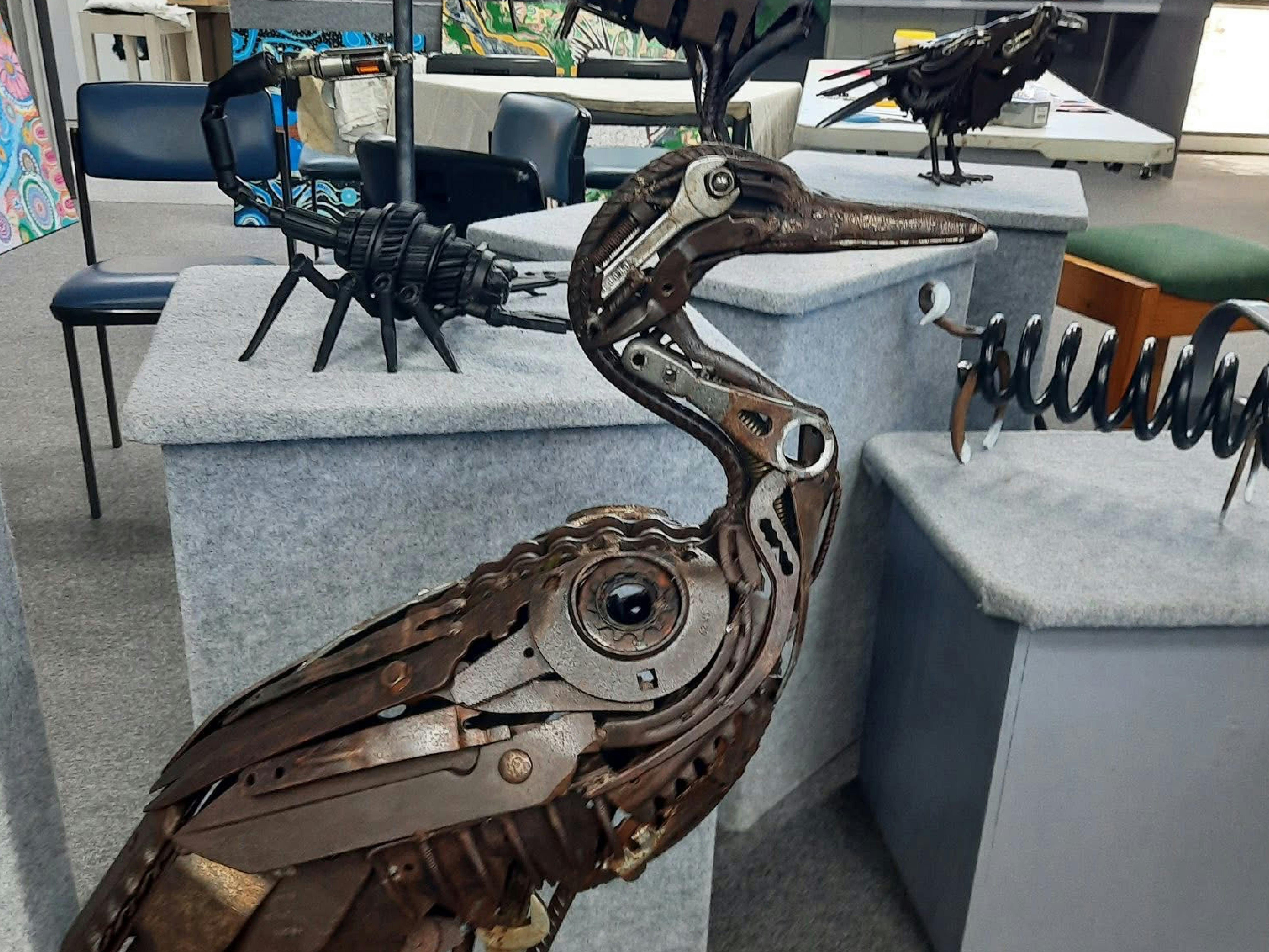 Cassino Gallery - Metal Sculpture of a native Australian Bird
