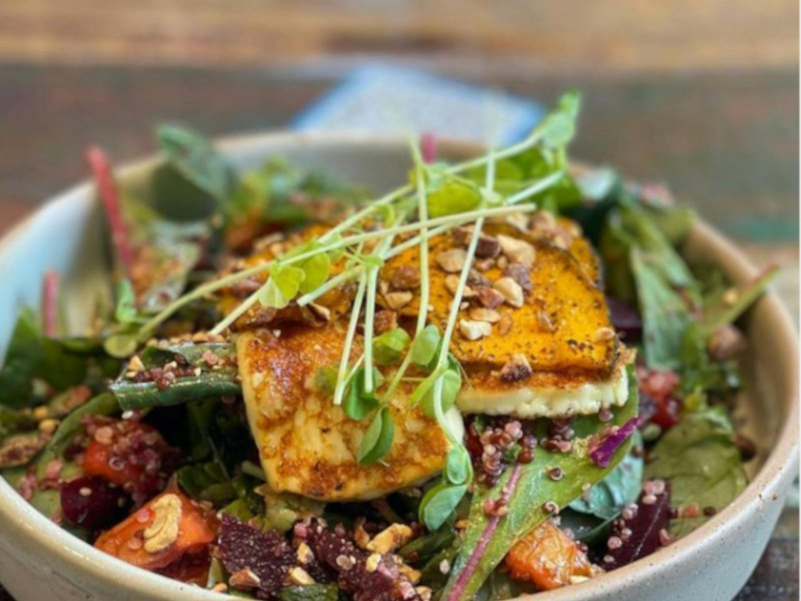 delicious plate of salad