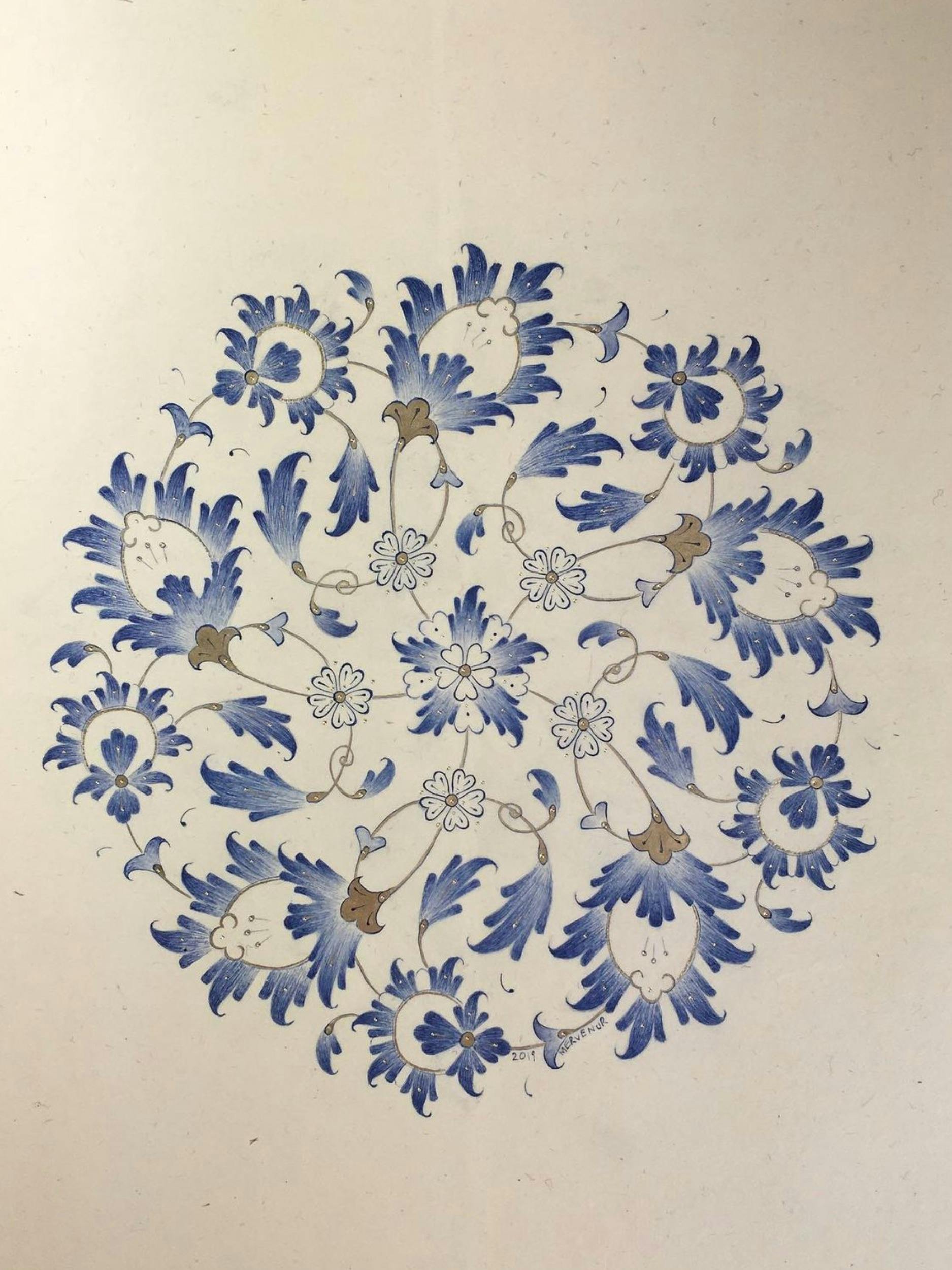 Watercolour Painting Class - Historic Floral Motifs