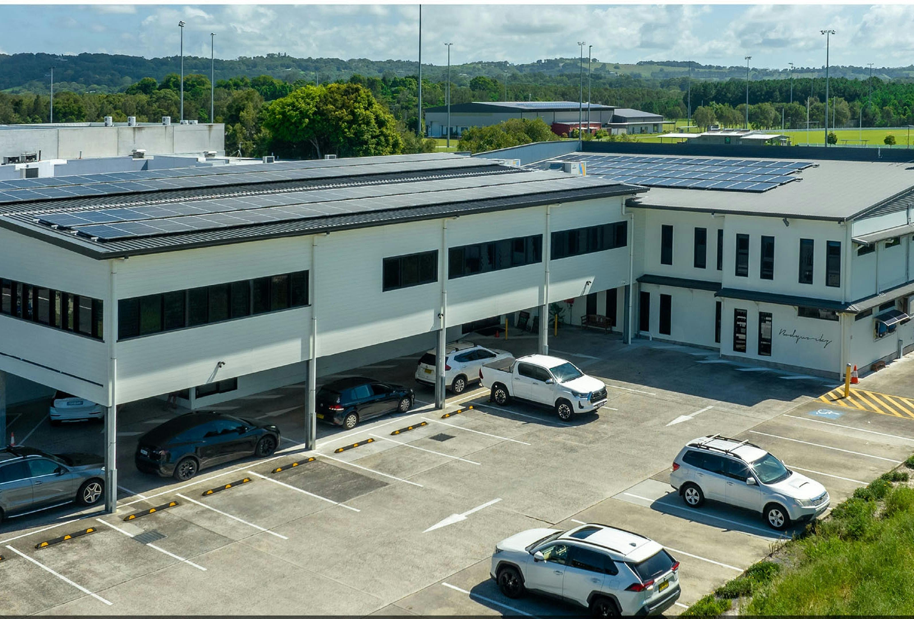 Bodyworkz Byron Bay and convenient onsite parking