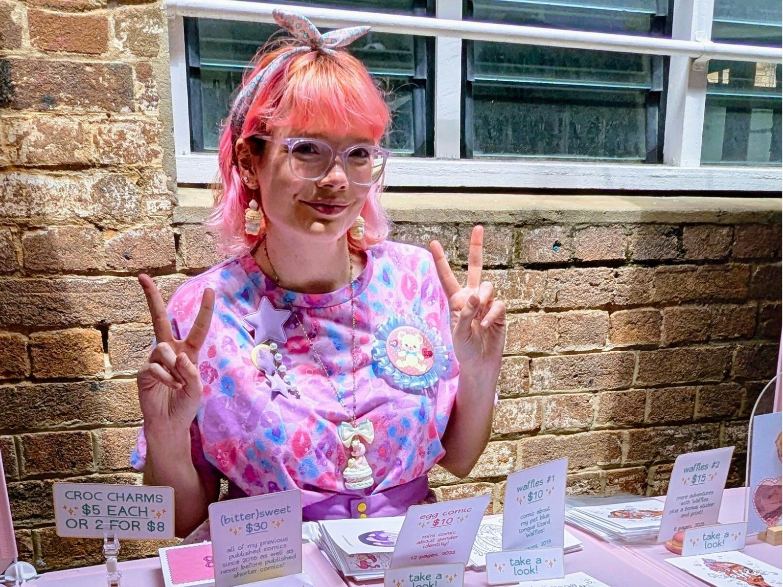Market vendor at 2025 event