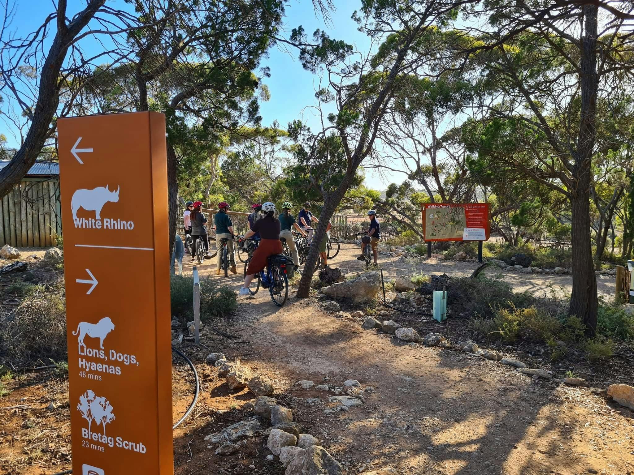 Ride through the park