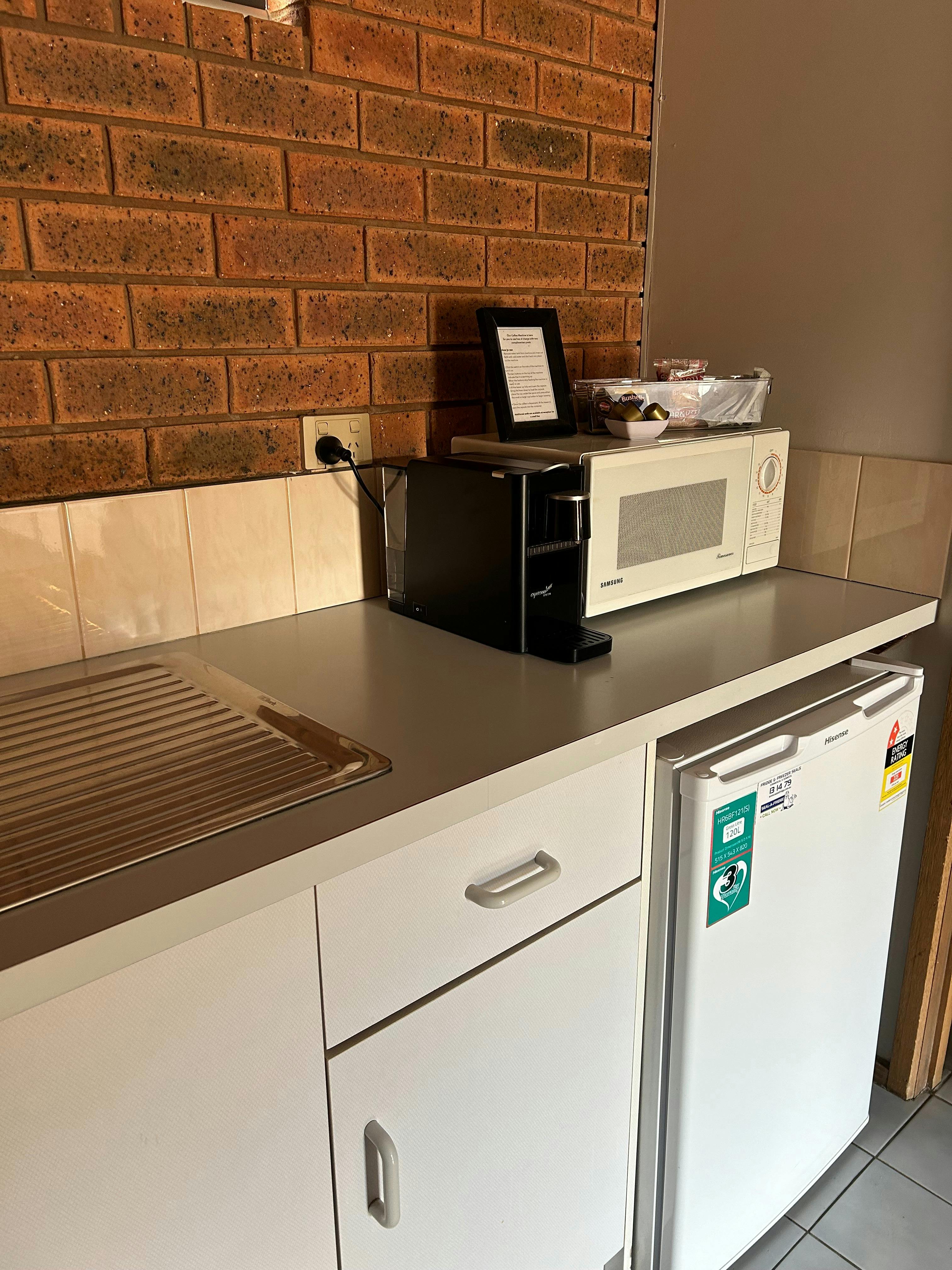 Fully equipped Kitchenette with coffee machine