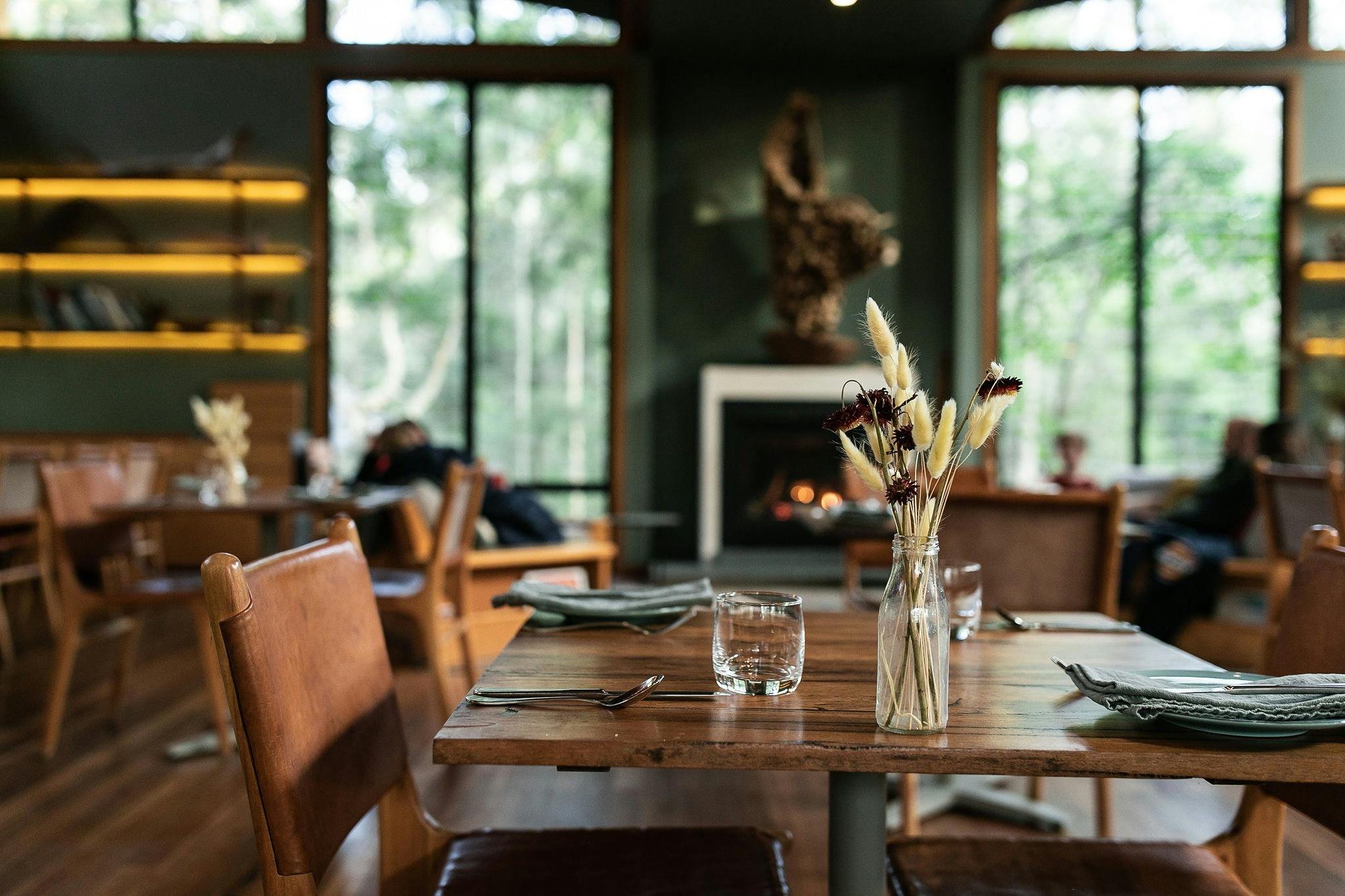 The Gunyah treetop dining  is also open to the public for breakfast and dinner