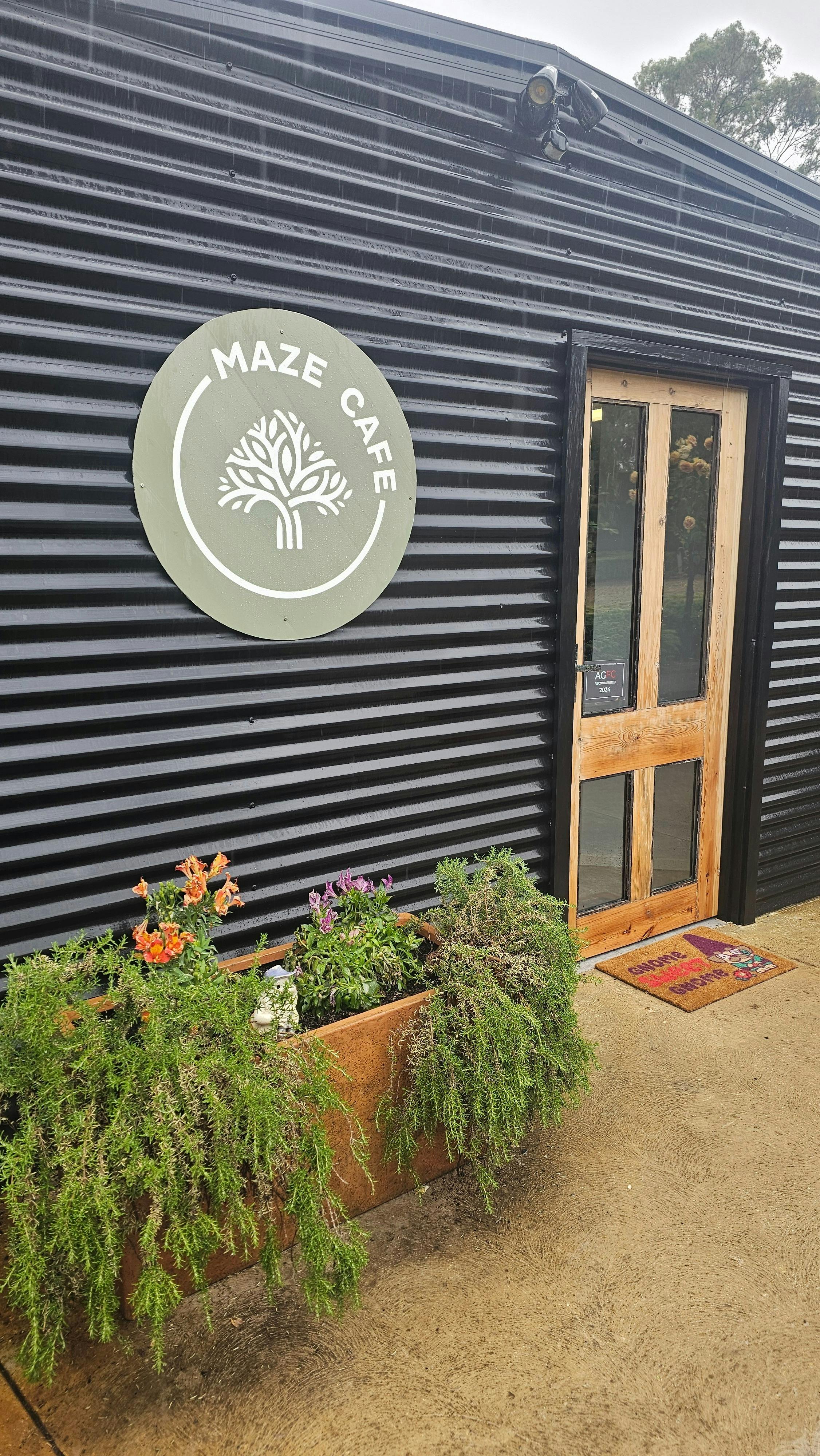 Maze Café entrance