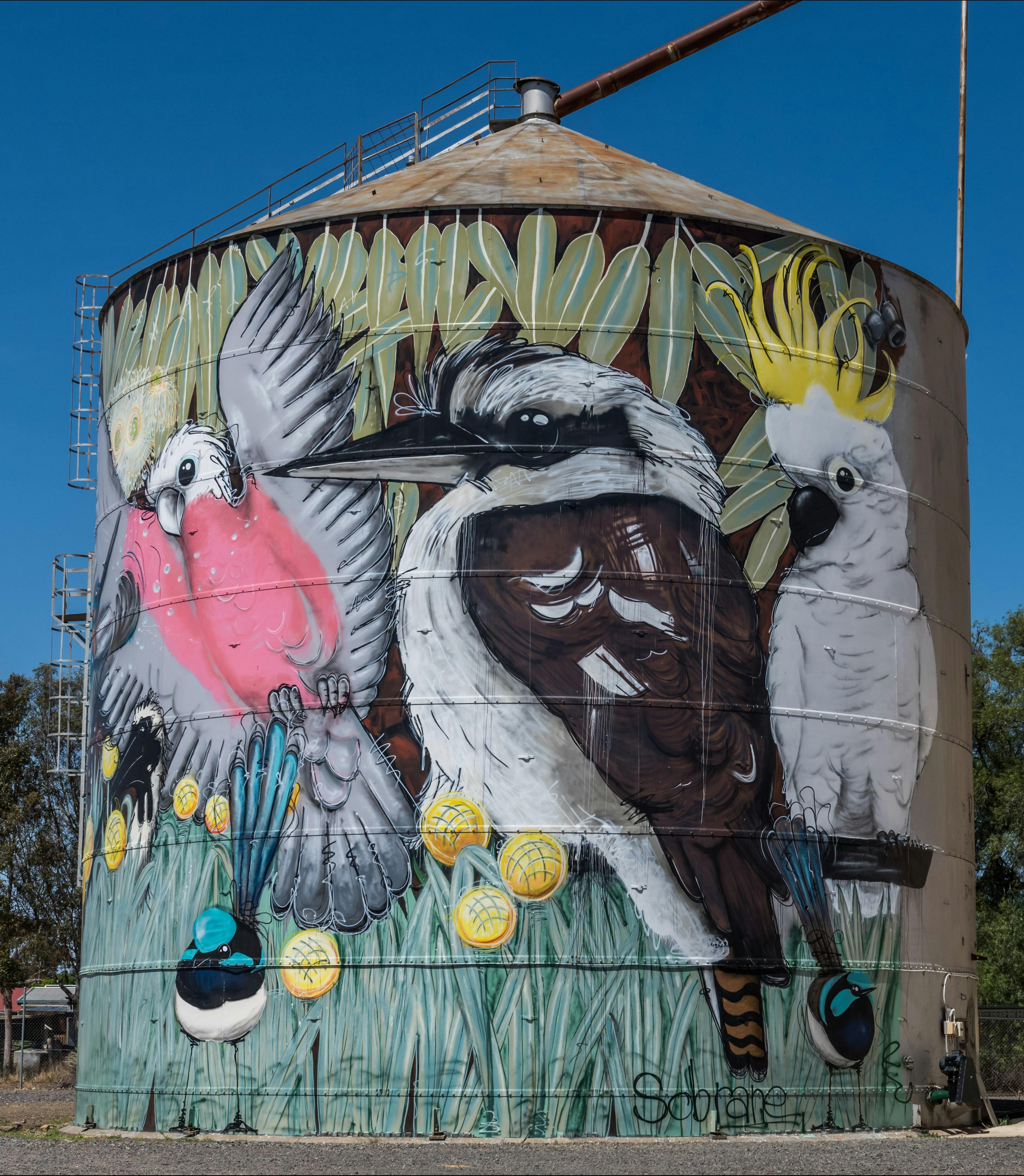 Tungamah Silo Art
