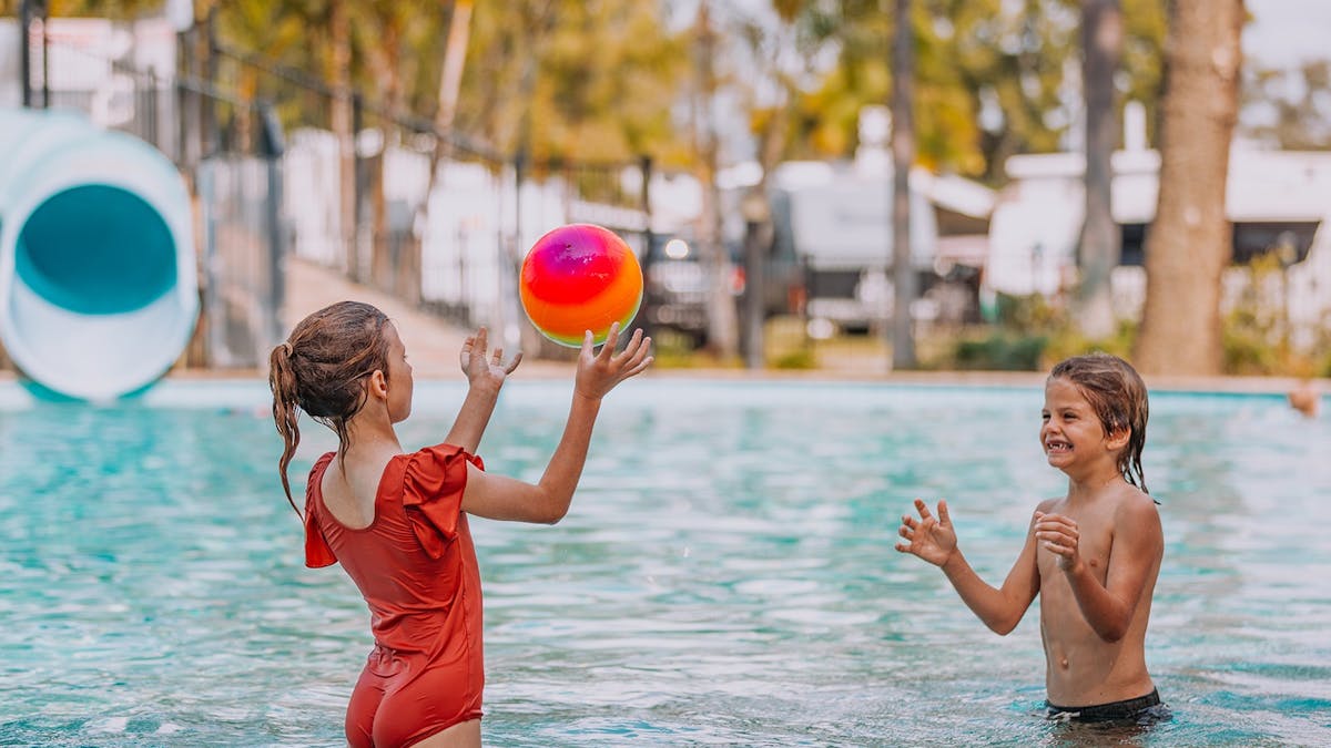 Tallebudgera Creek Tourist Park lagoon pool