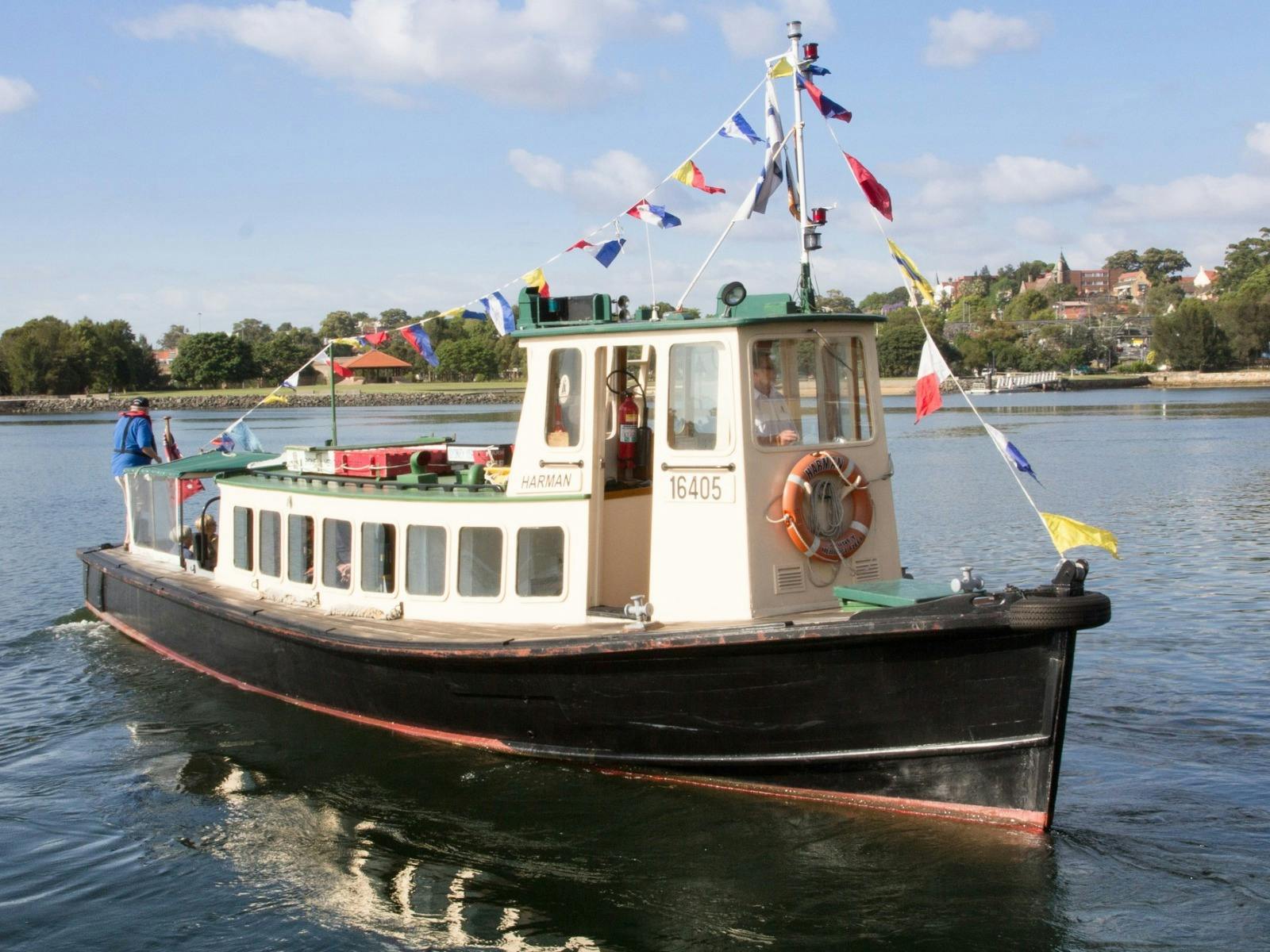 MV Harman on the water,