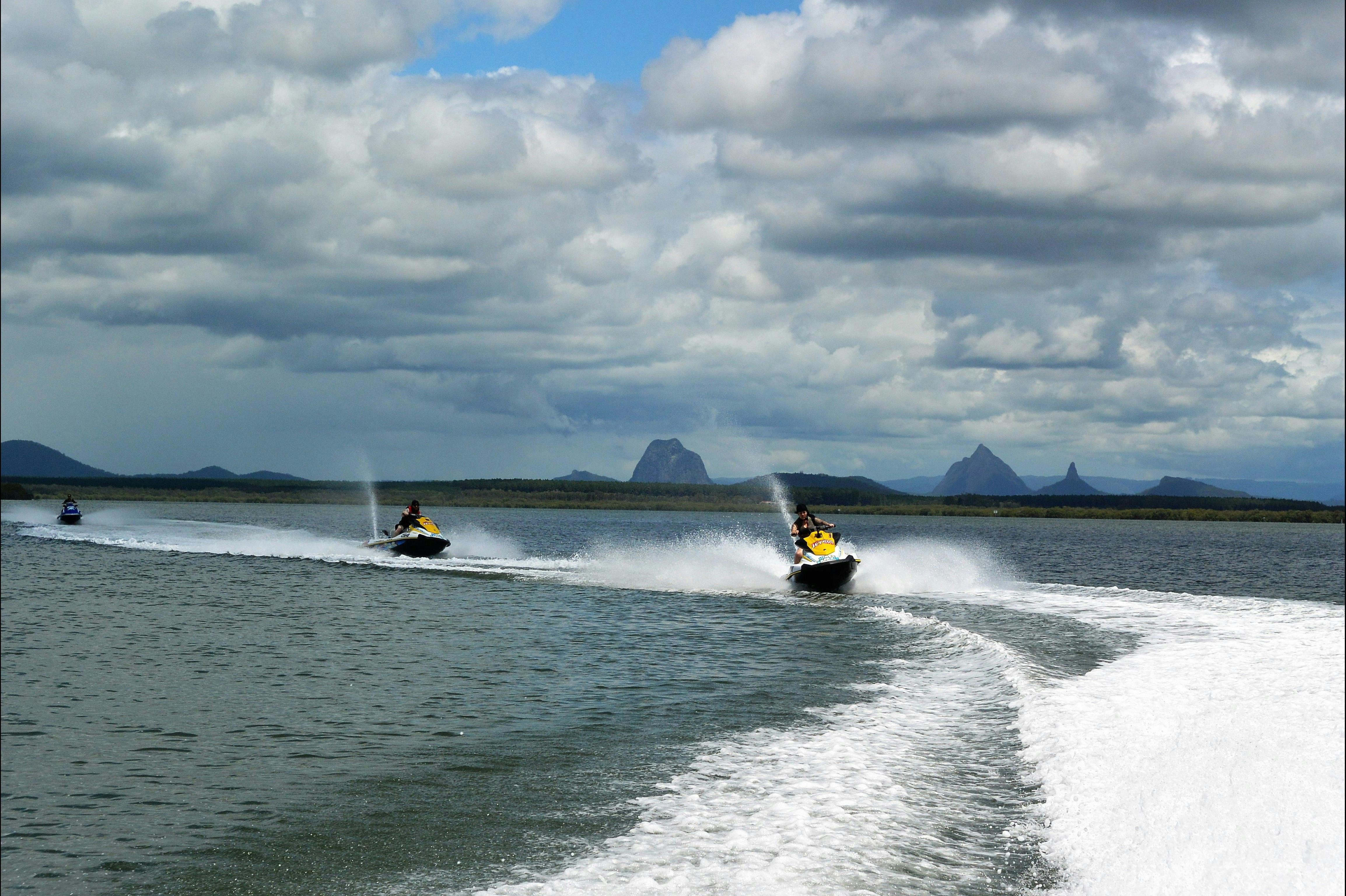 The Perfect Backdrop - Glasshouse Mountains!