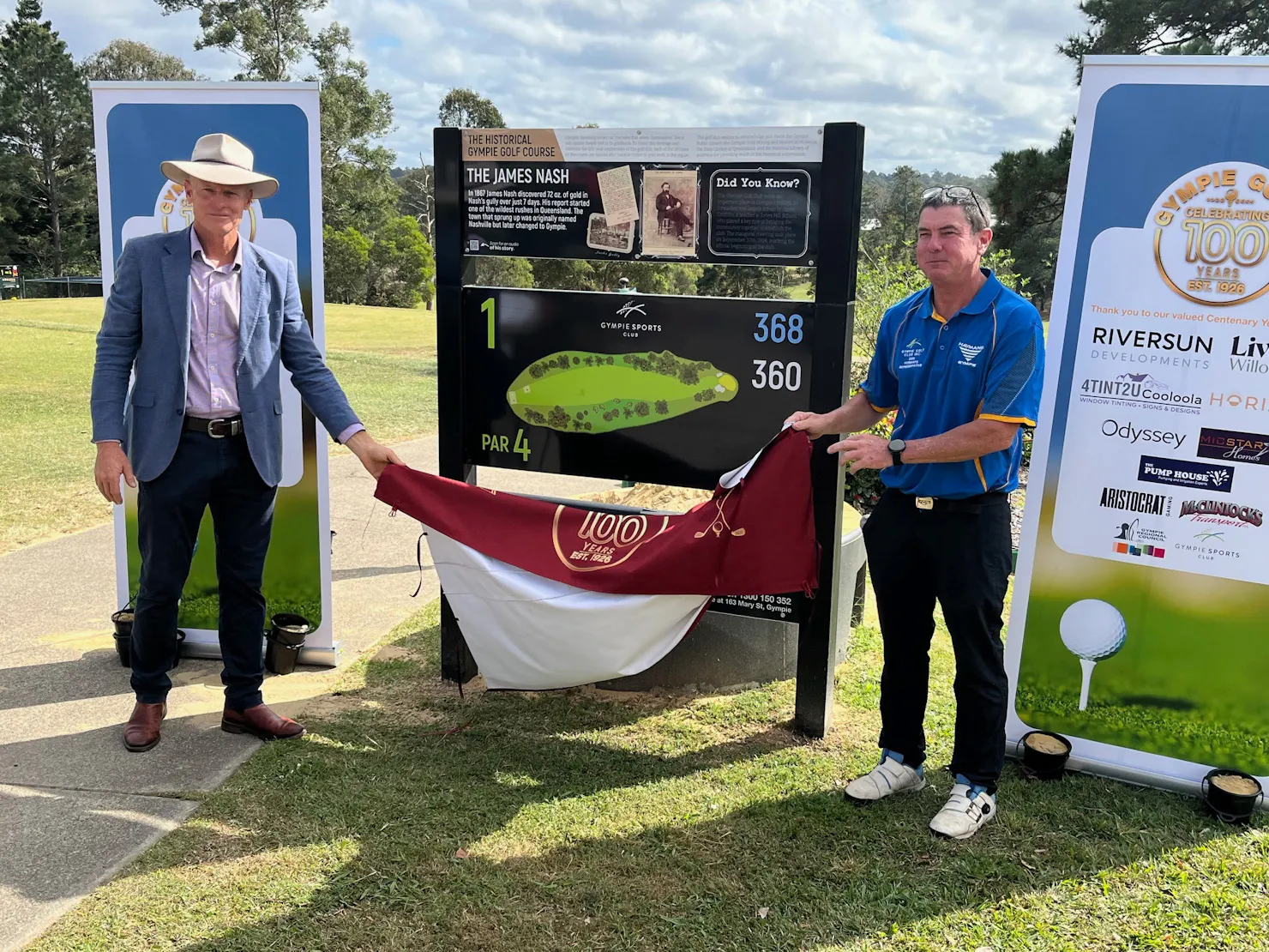 Unveiling start of the Centenary year at GGC
