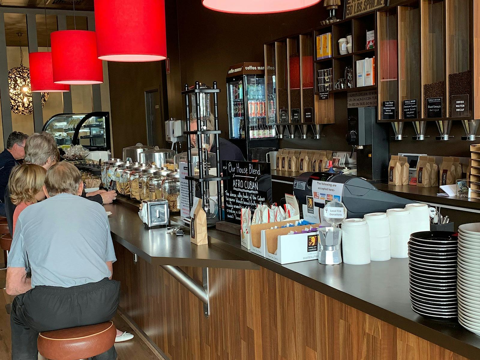 Instore at Coffee Mamma Wodonga