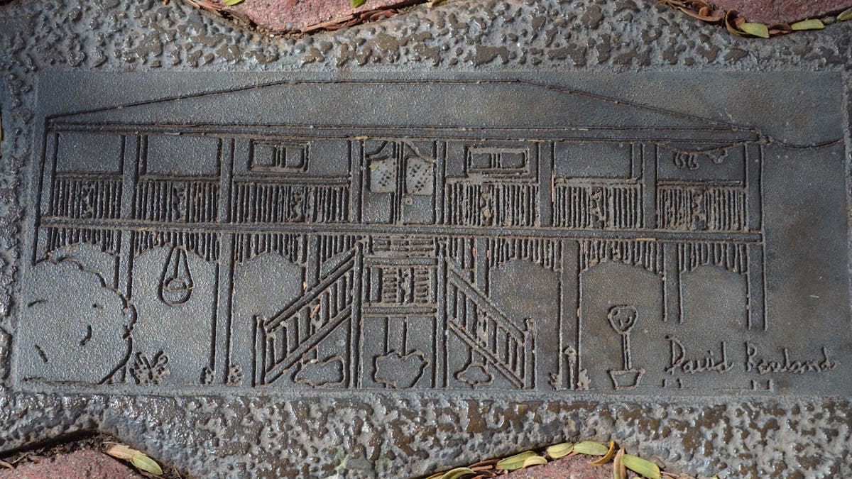 Ellena St pavement art