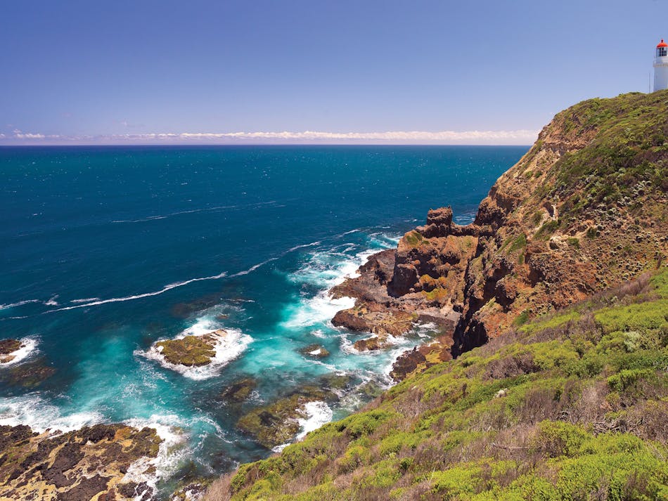 Cape Schanck Lighthouse from Bushrangers Bay